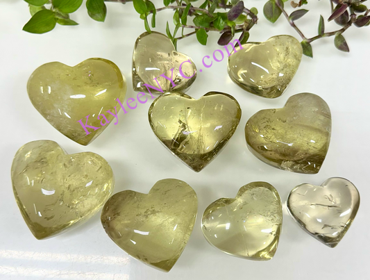 Wholesale Lot 1 lb Citrine Crystal Heart Healing Energy