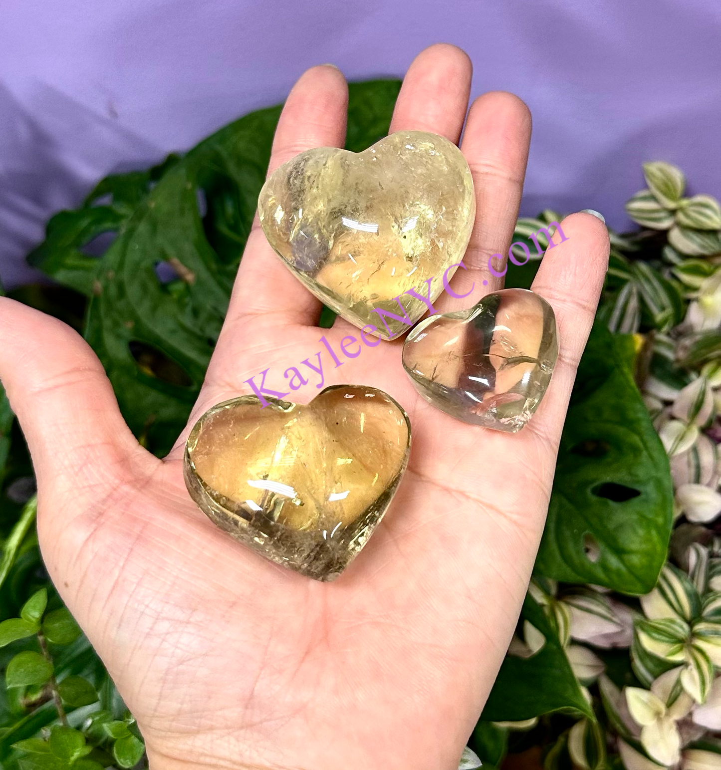 Wholesale Lot 1 lb Citrine Crystal Heart Healing Energy