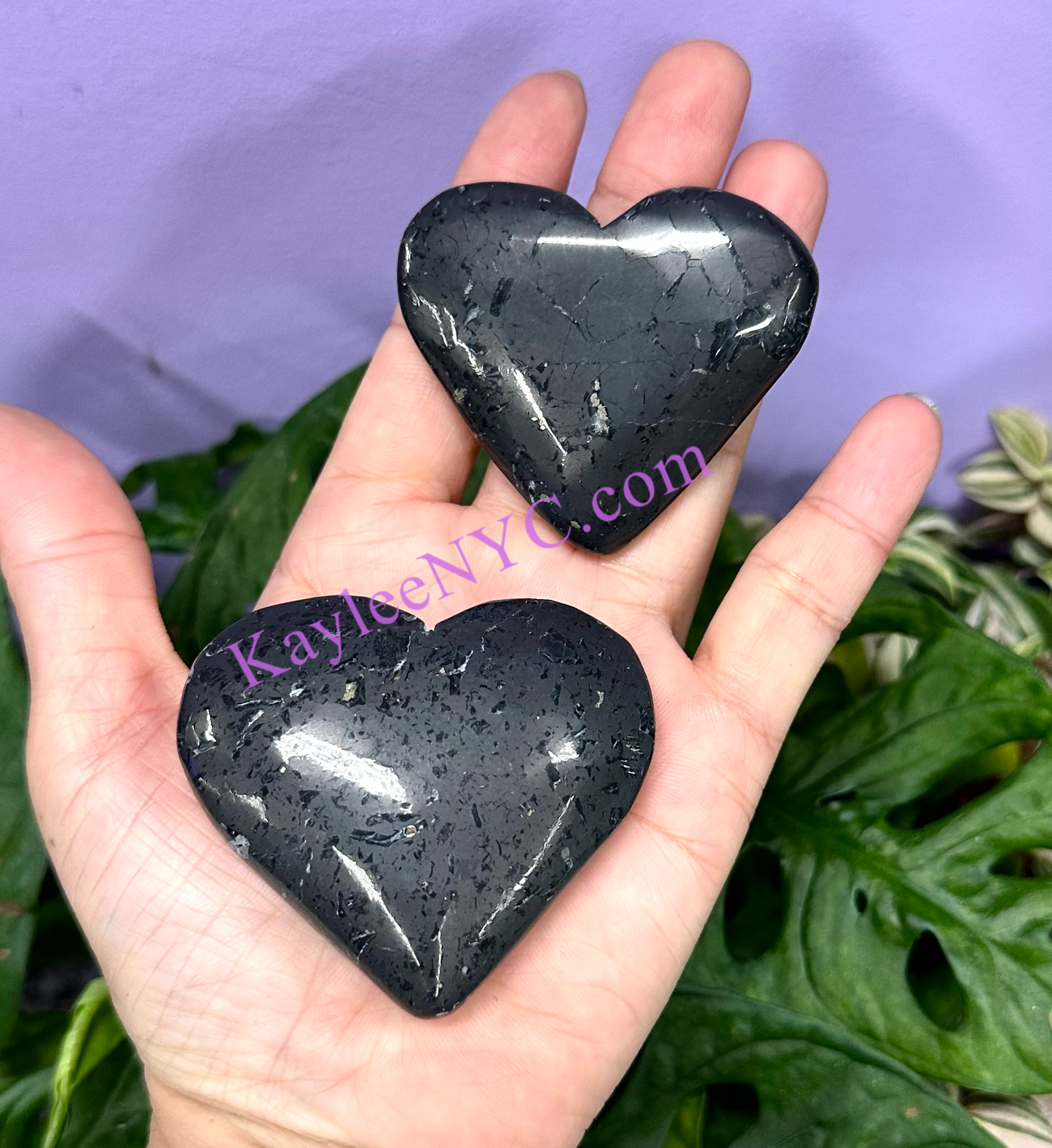 Wholesale Lot 2 lb Natural Shungite Crystal Heart Healing Energy