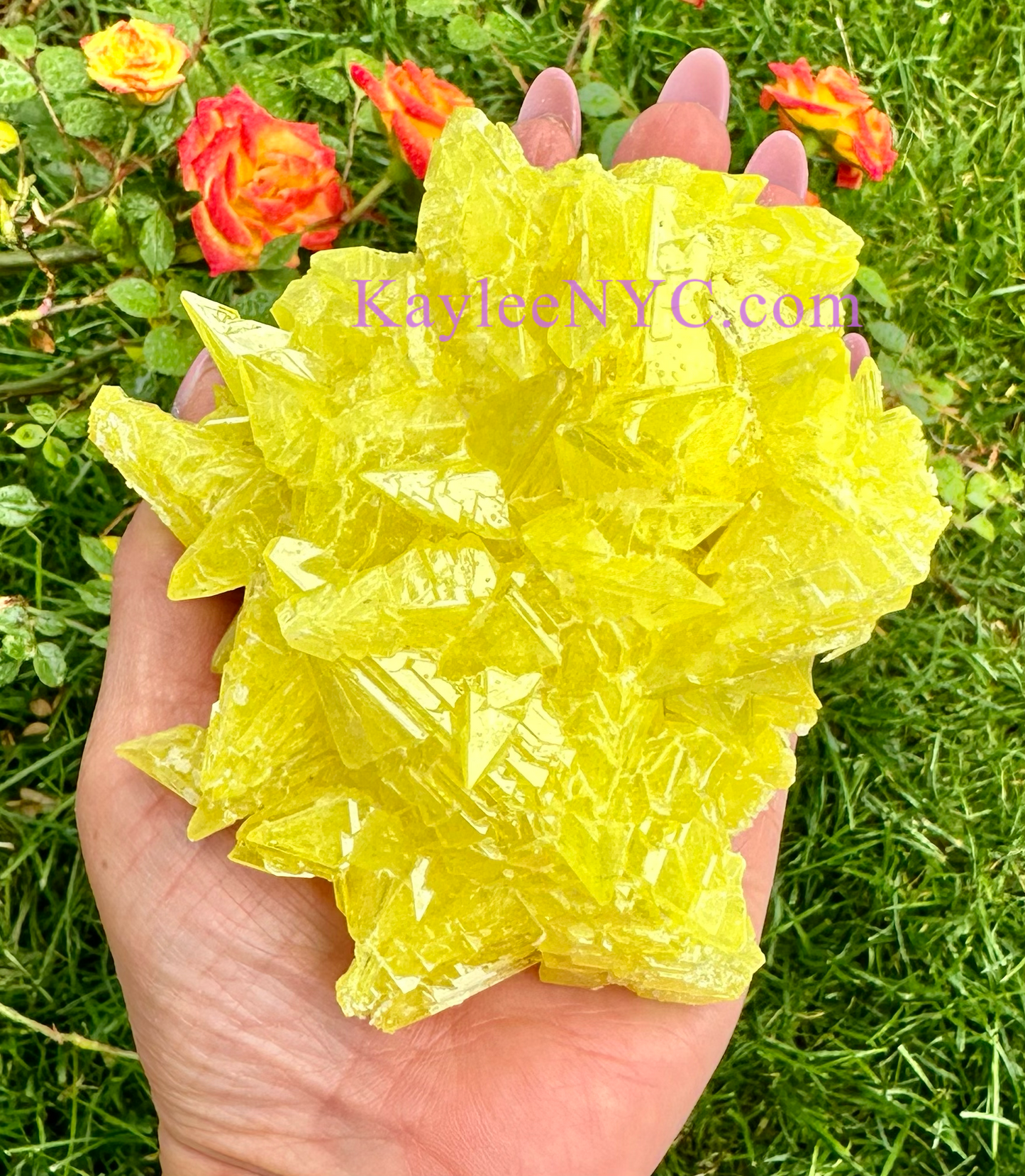 Wholesale Lot 4-5 PCs Sulfur Cluster Raw Crystal healing energy