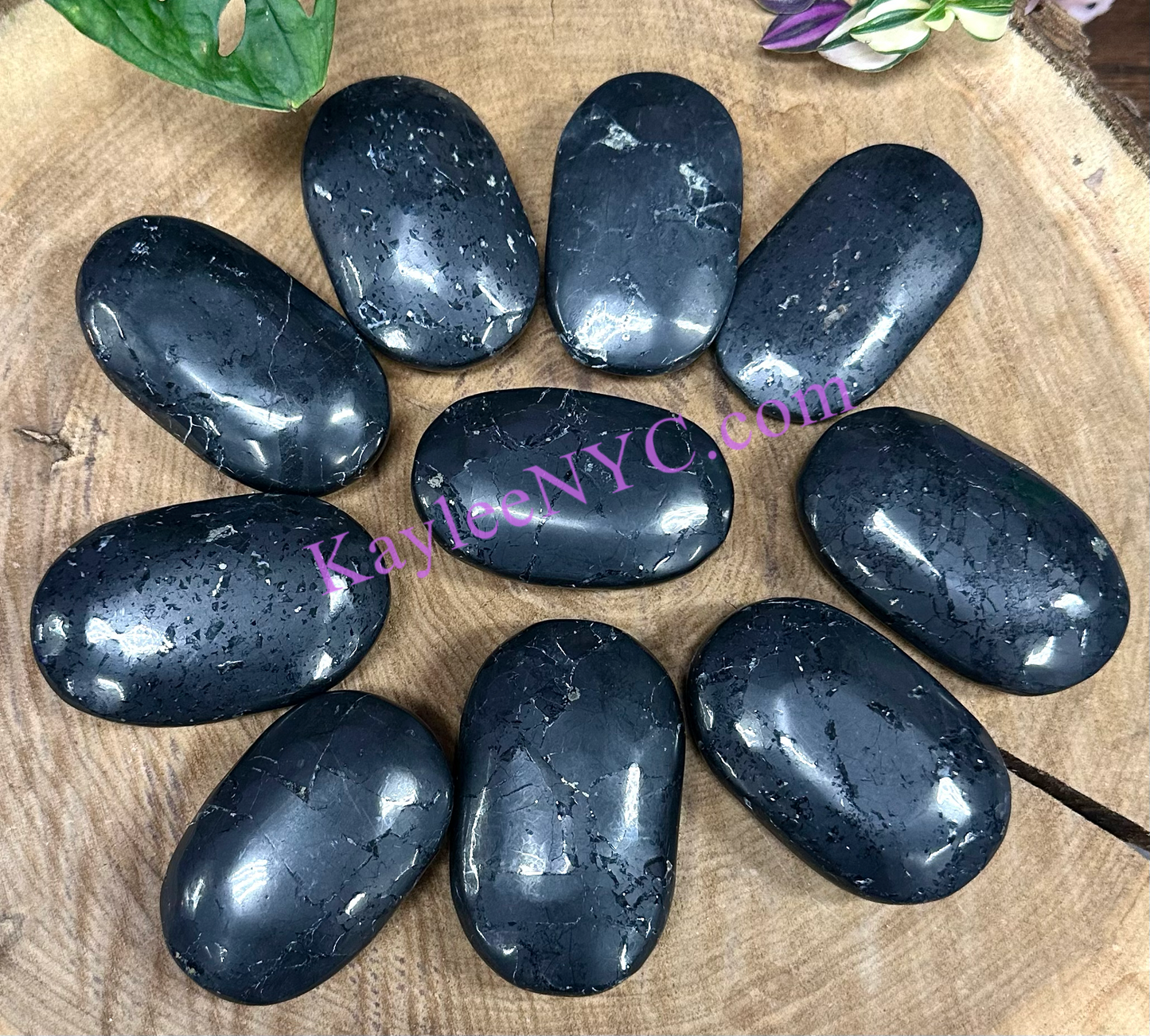 Wholesale 2 Lb Lot Natural Shungite Palm Stones Crystal Energy