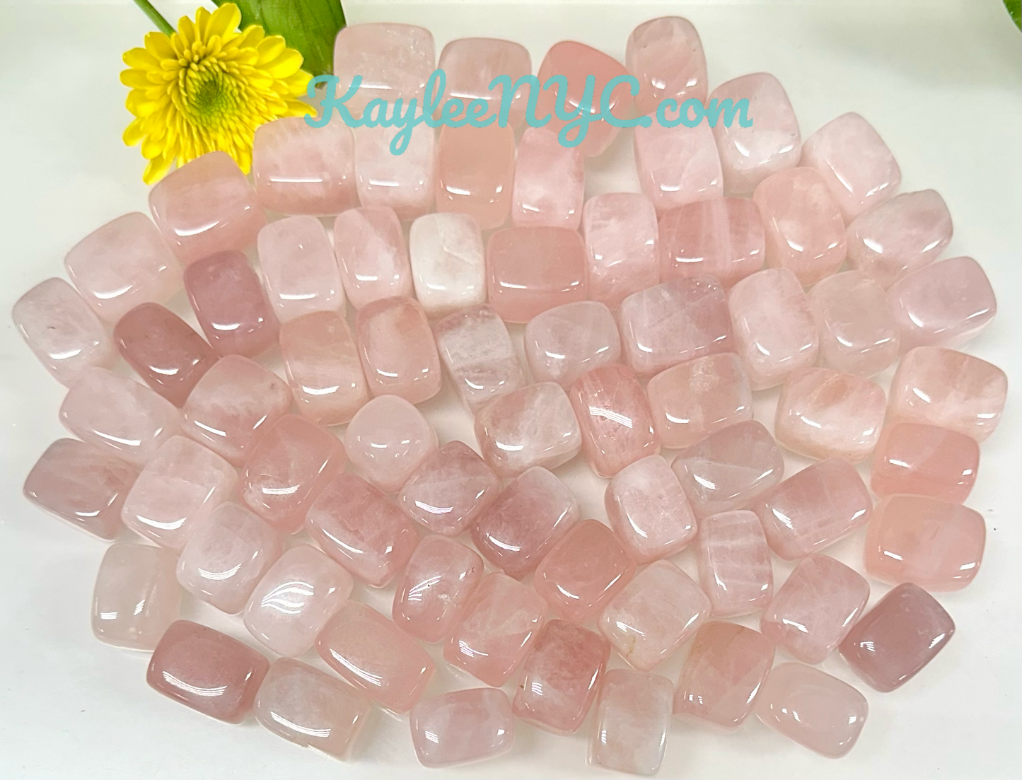 2 lbs Natural Rose Quartz Tumble