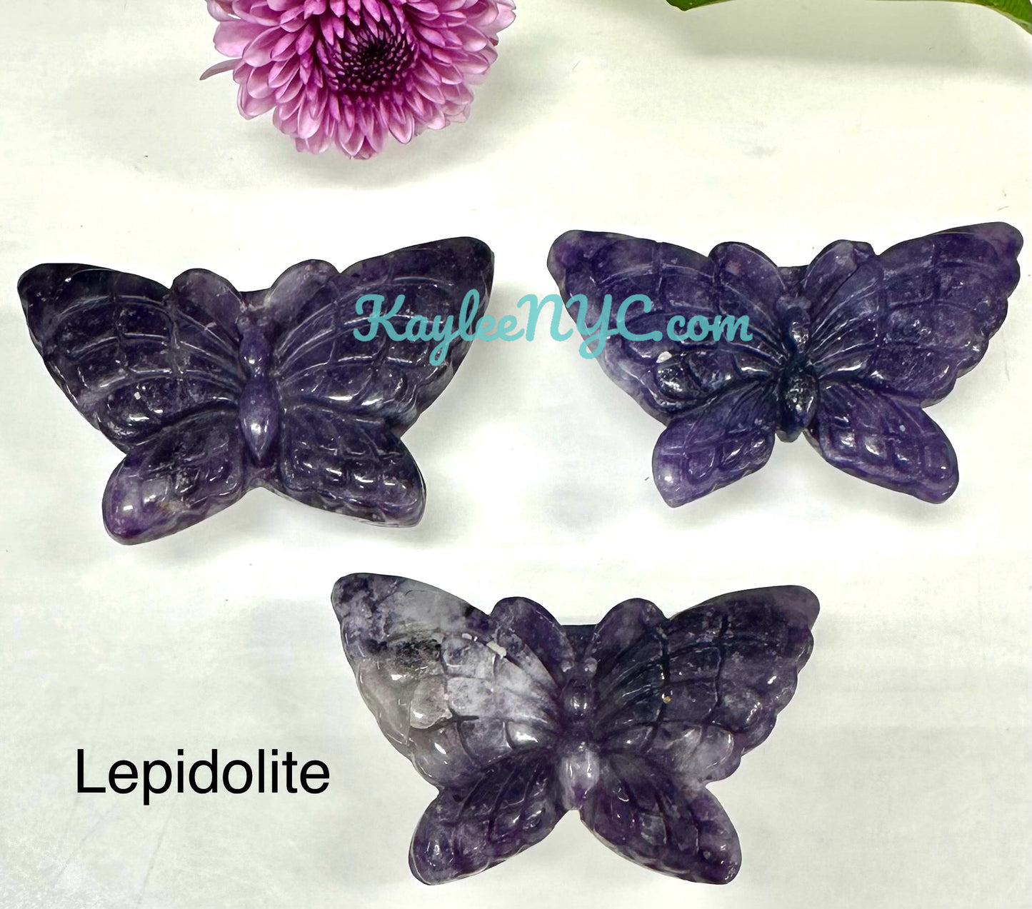 Wholesale Lot 10 PCs Natural Crystal Butterfly Healing Energy