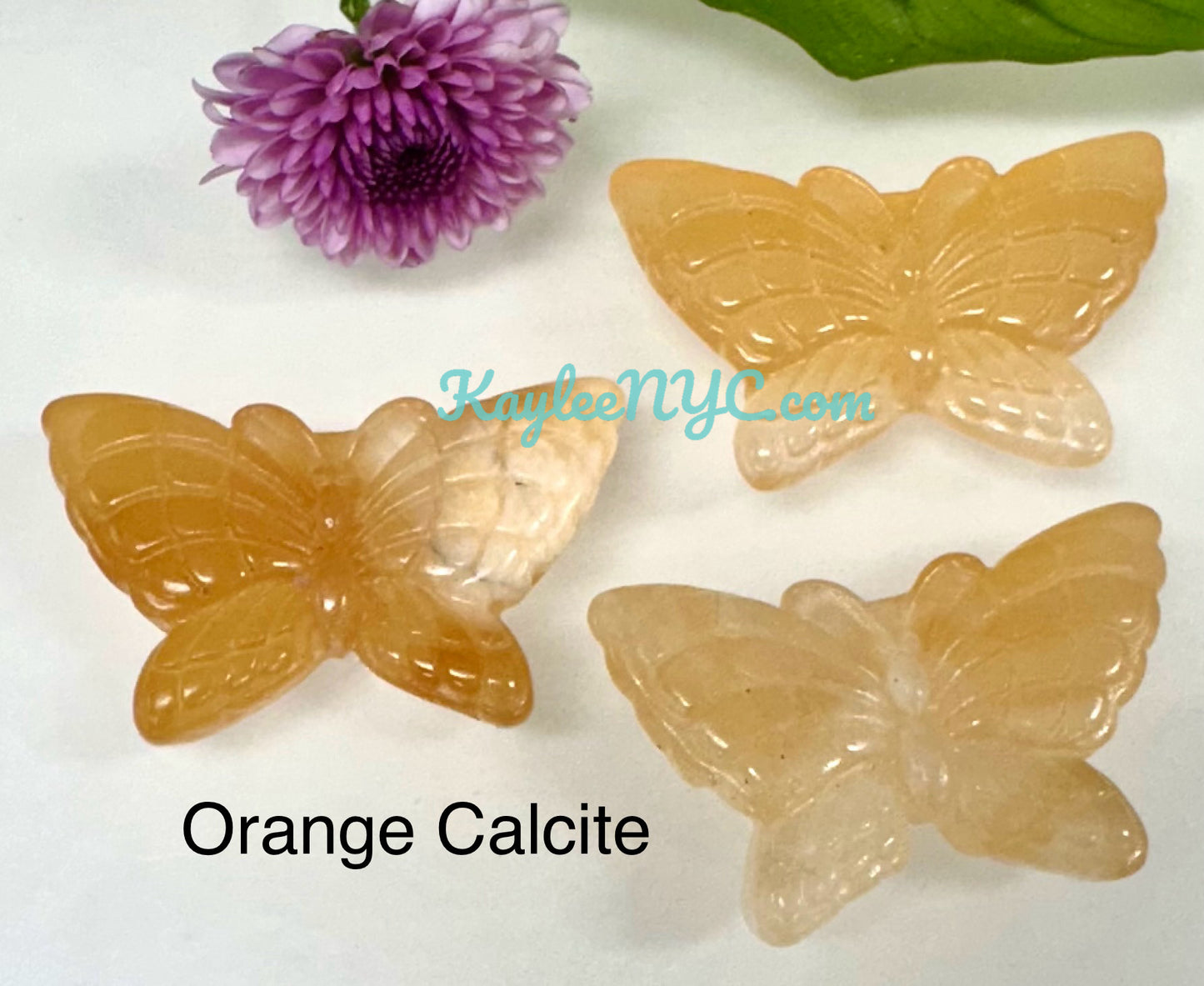 Wholesale Lot 10 PCs Natural Crystal Butterfly Healing Energy