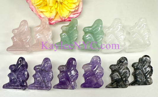 12 PCs 1.3” Natural Crystal Fairies healer energy