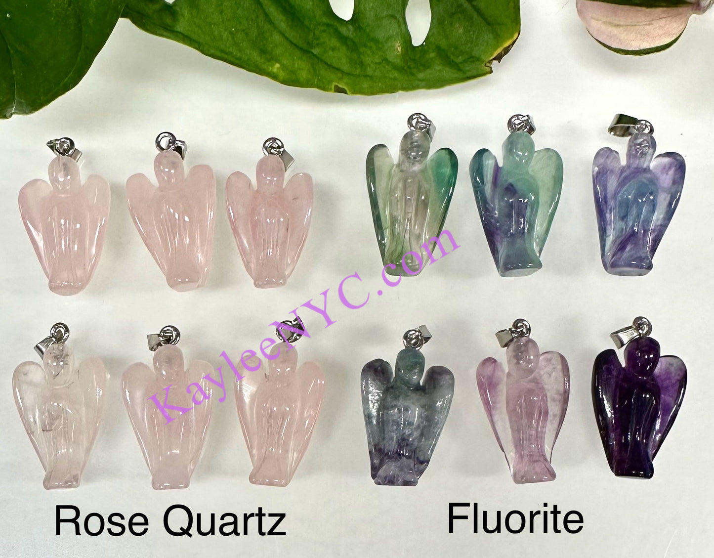 Wholesale Lot 12 Pcs Natural Angel Pendant Healing