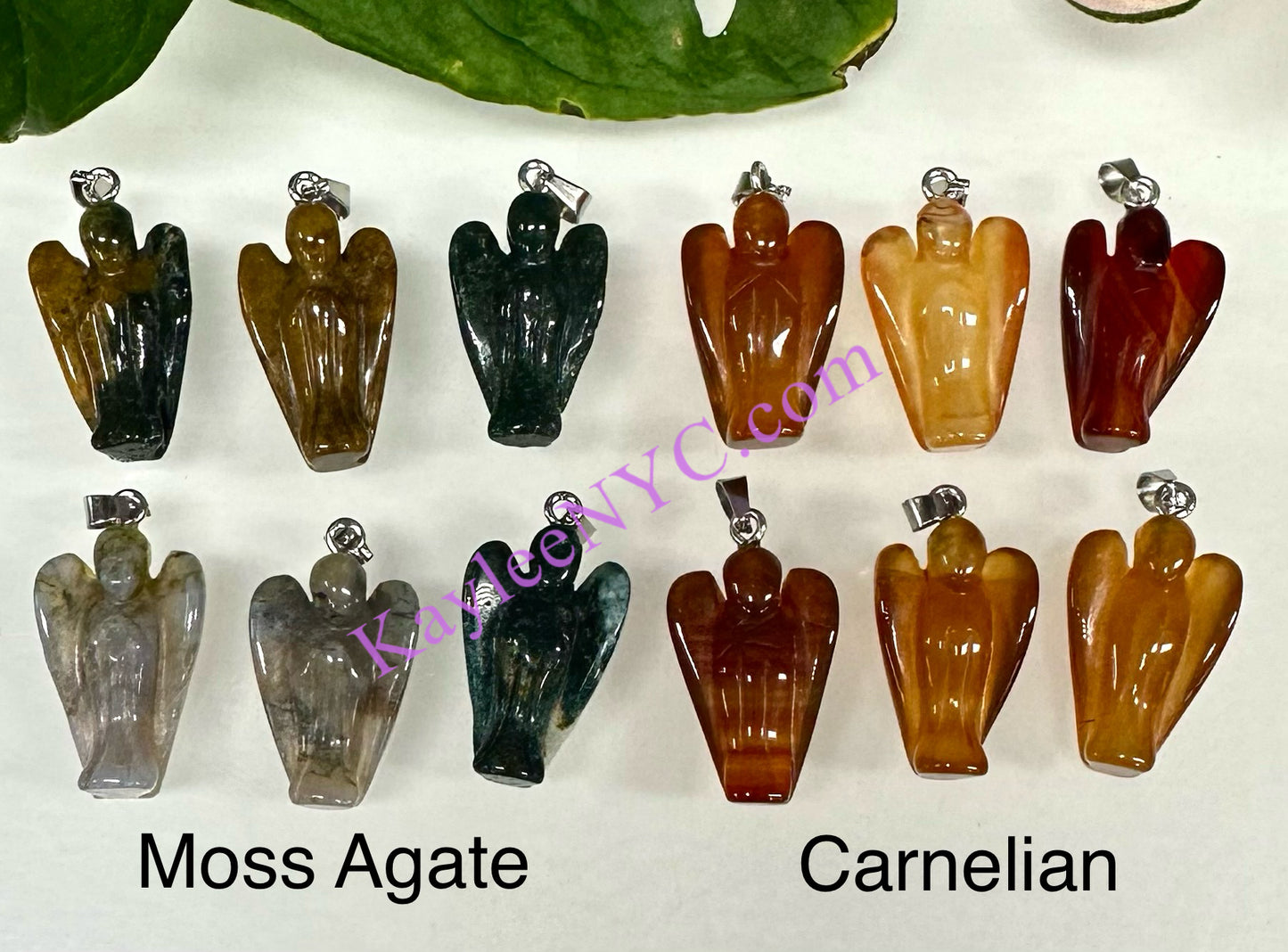 Wholesale Lot 12 Pcs Natural Angel Pendant Healing