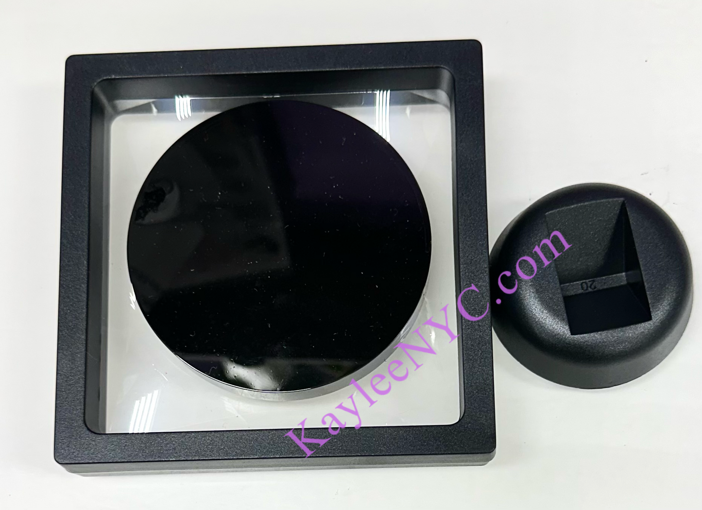 6 PCs 3” Natural Crystal Black Obsidian Mirror Healing Energy