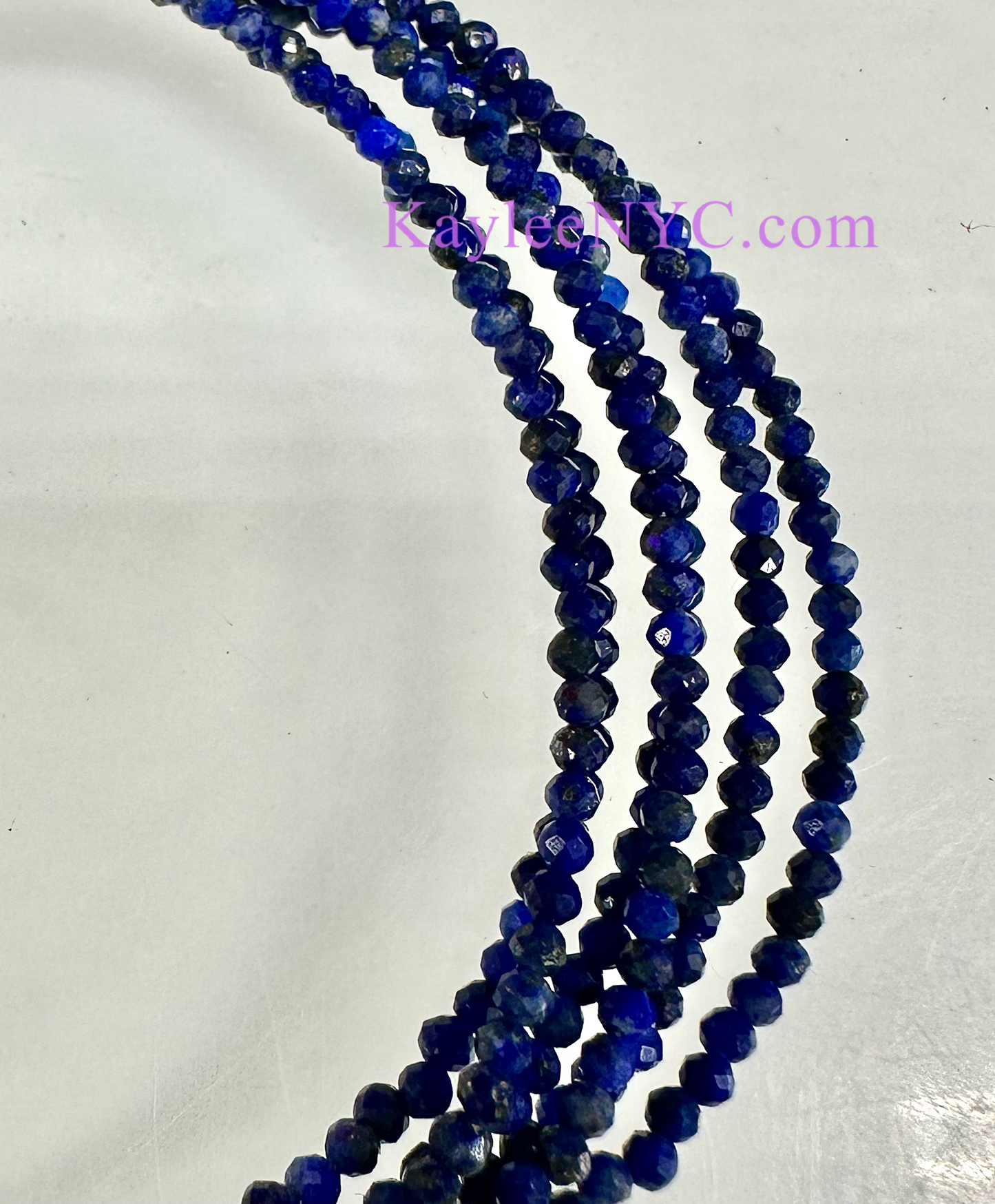 6 PCs 2mm Natural Lapis Lazuli Anklets Crystal Healing Energy