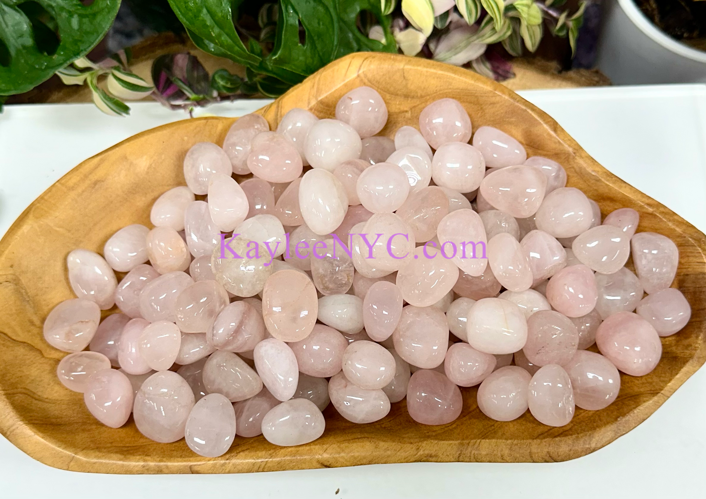 2 lbs Natural Rose Quartz Tumble