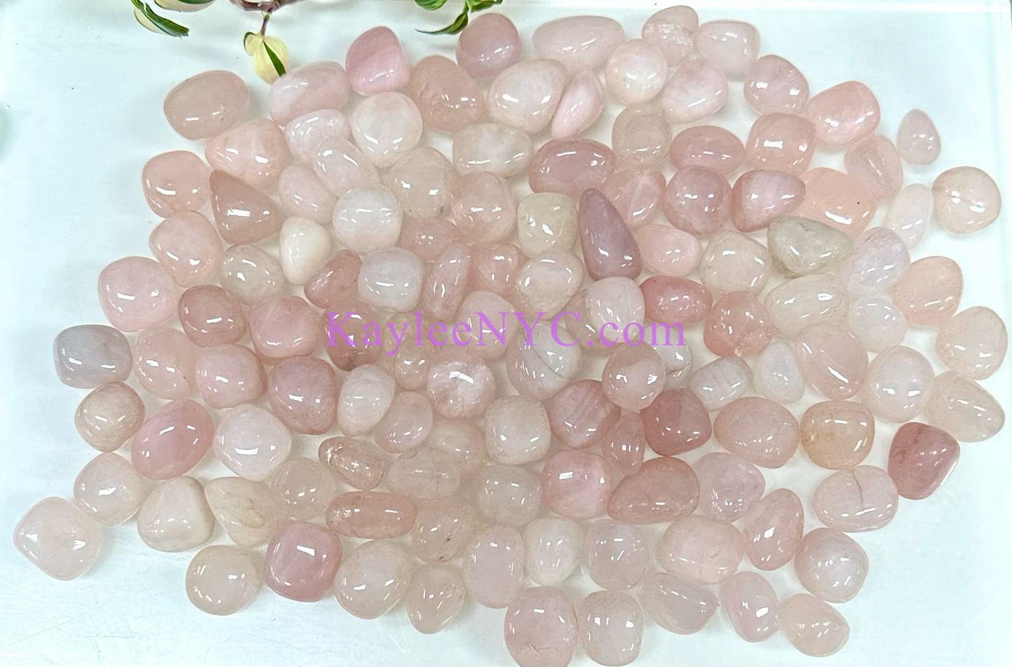 2 lbs Natural Rose Quartz Tumble