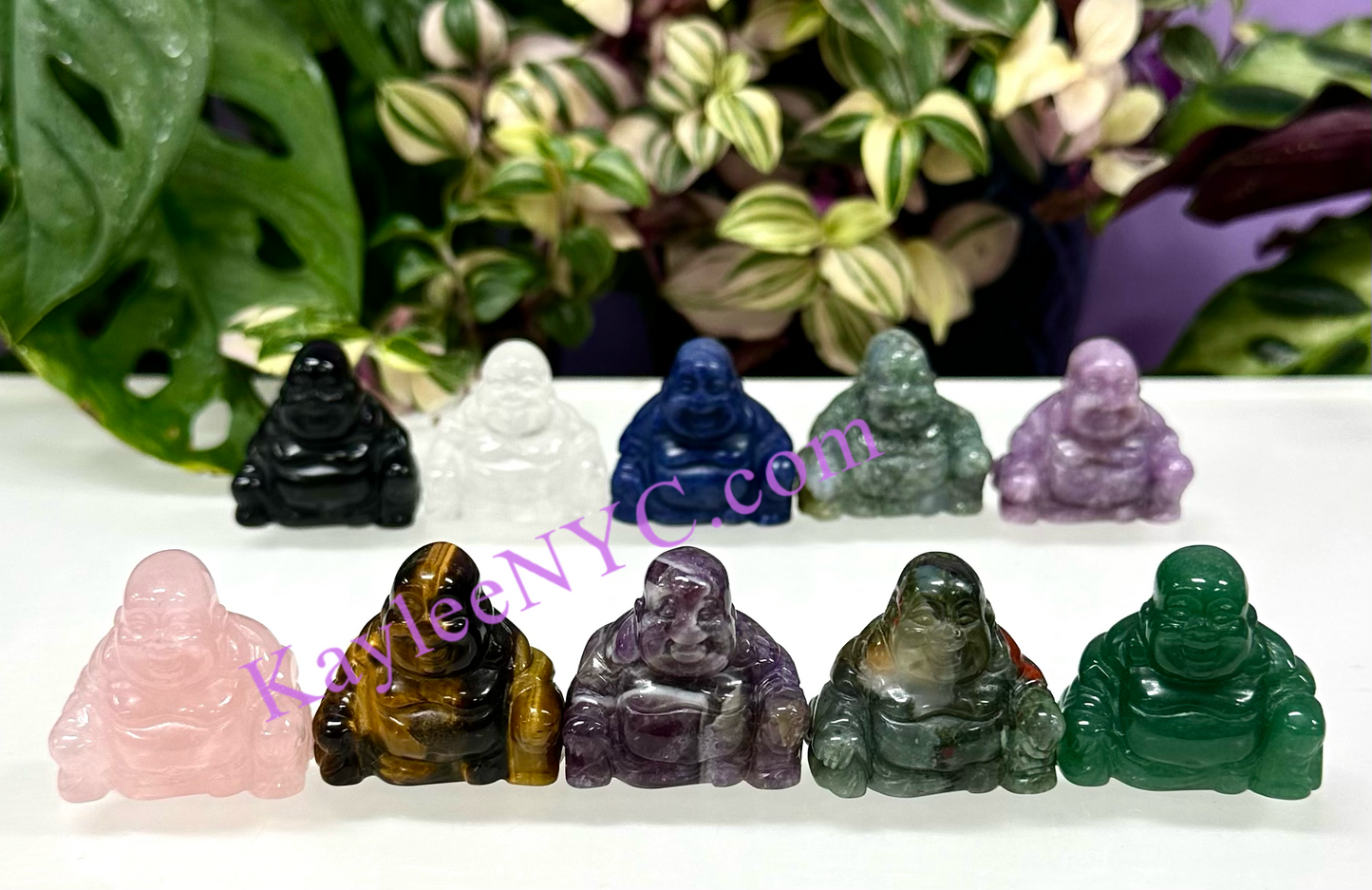 Wholesale Lot 10 Pcs 3cm Natural Crystal Buddha