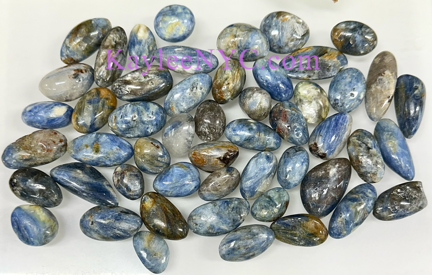 2 lbs Natural Blue Kyanite Tumble