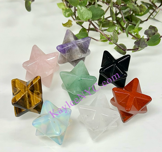 Wholesale Lot 8 Pcs Mix Crystal Merkaba