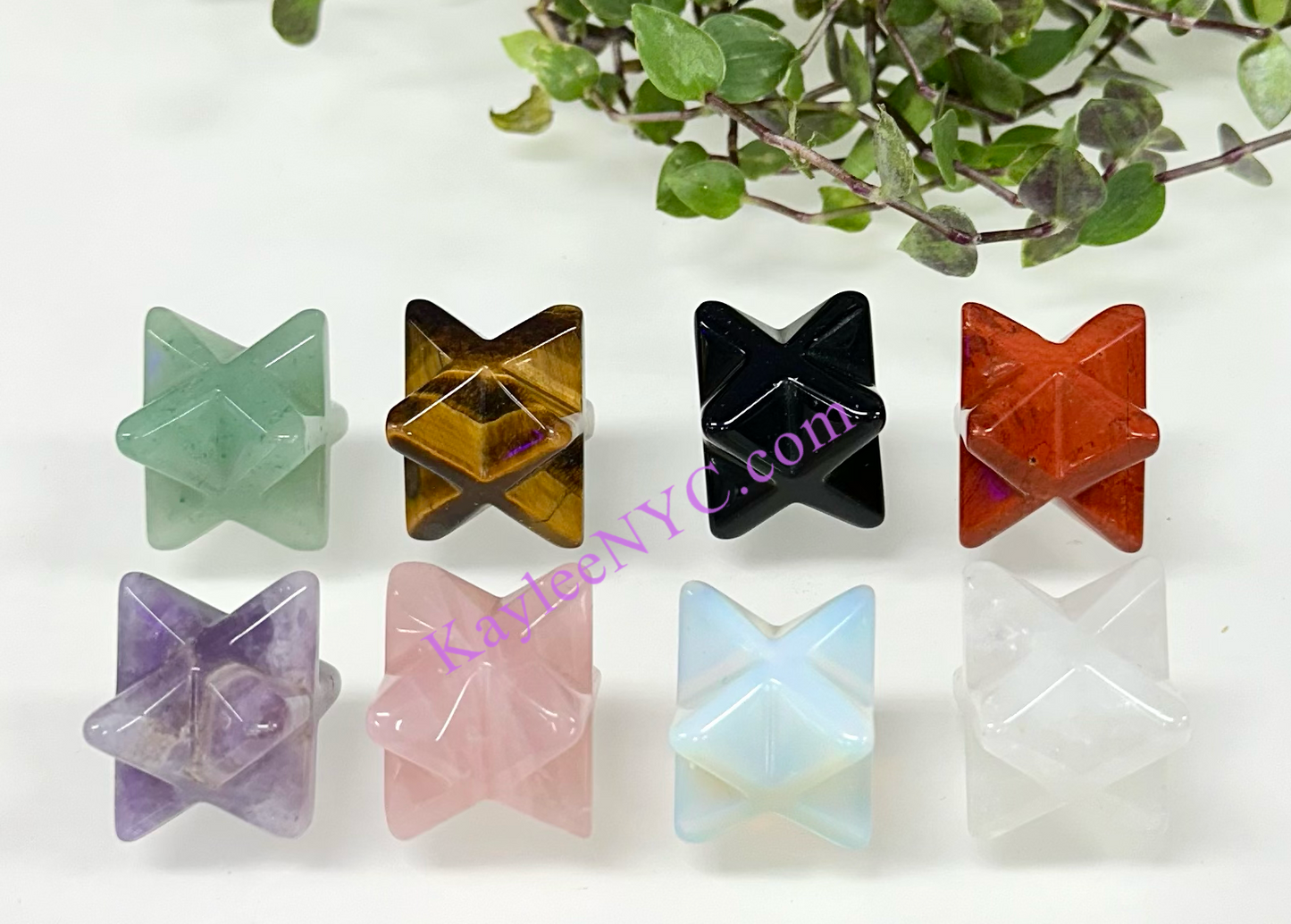 Wholesale Lot 8 Pcs Mix Crystal Merkaba