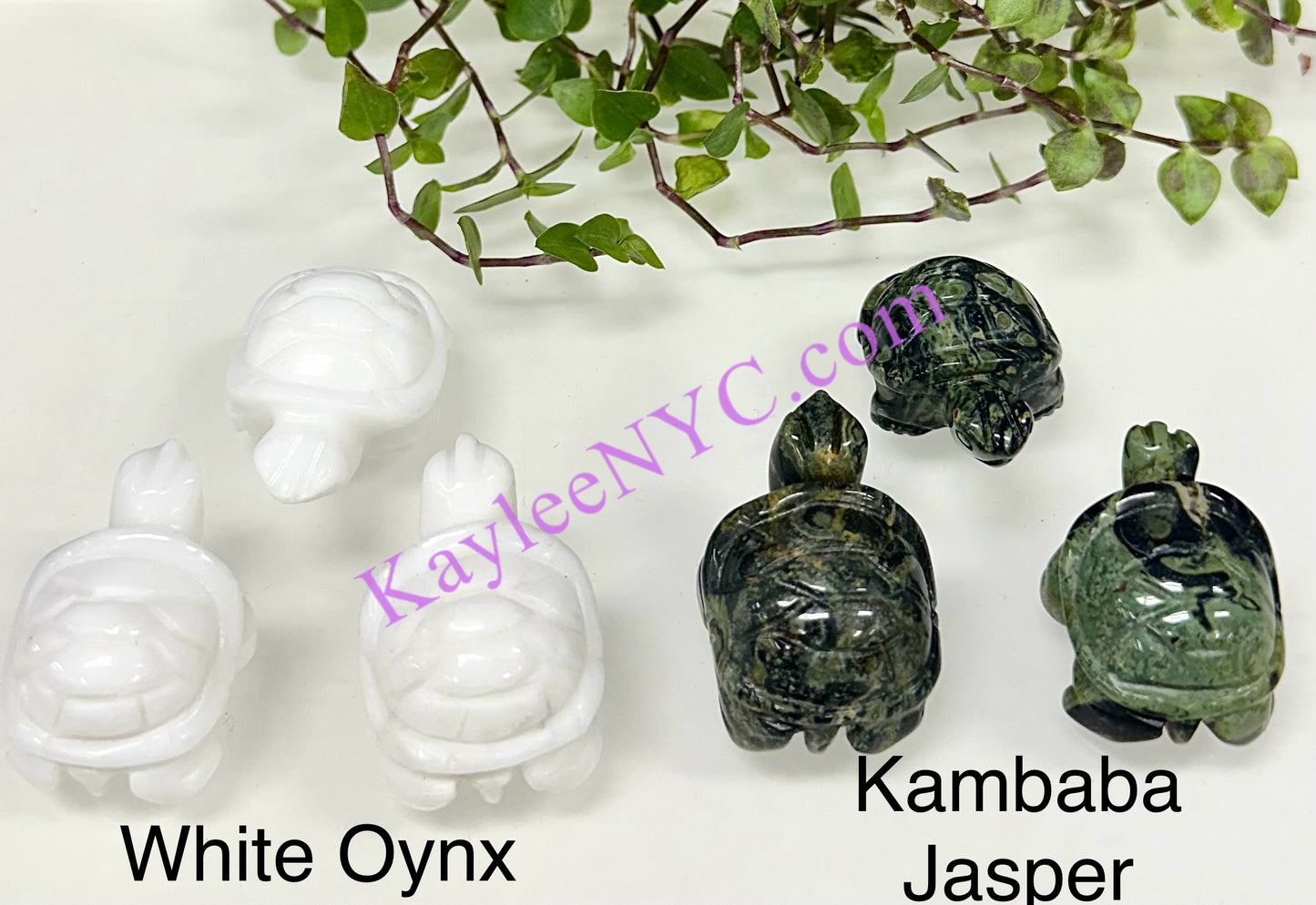 12 PCs 1.5” Natural Crystal Turtles