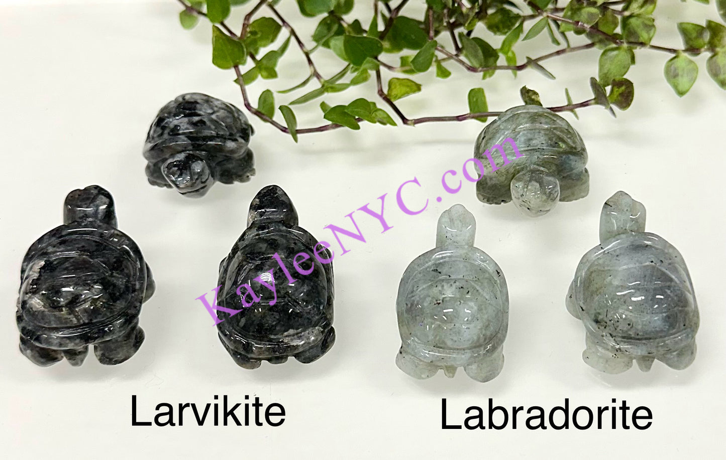 12 PCs 1.5” Natural Crystal Turtles