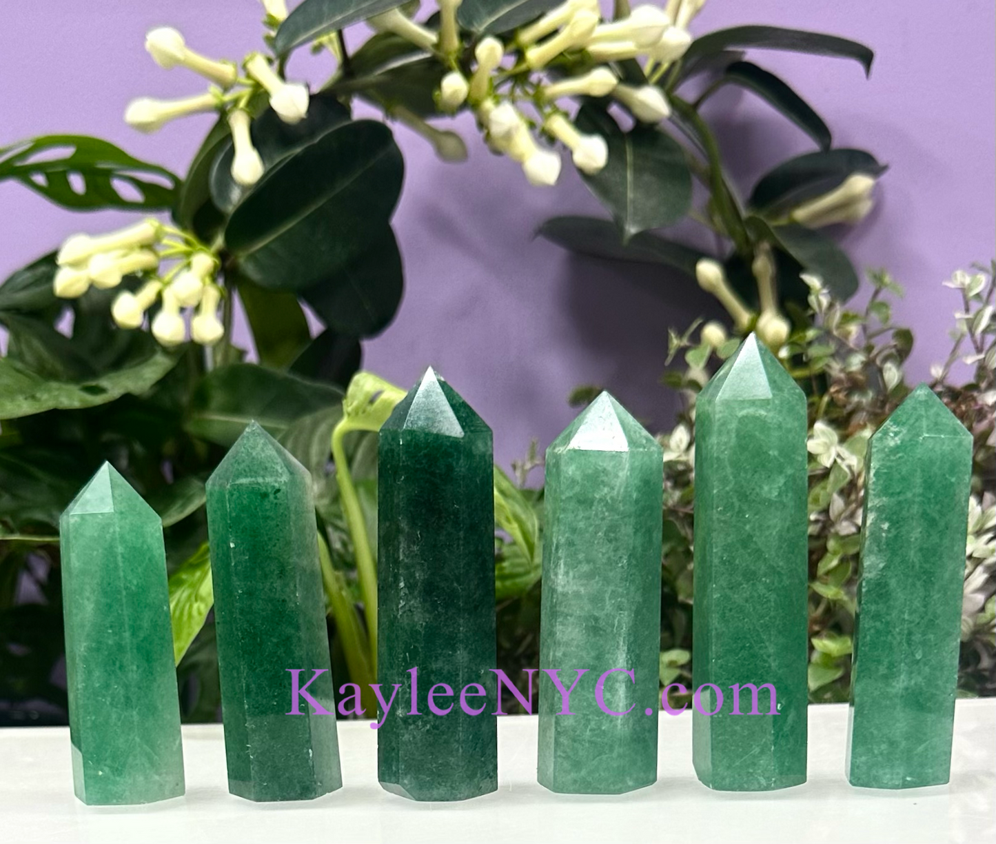 Wholesale Lot 1Lb Natural Green Strawberry Quartz Obelis Tower Point Crystal Healing Energy