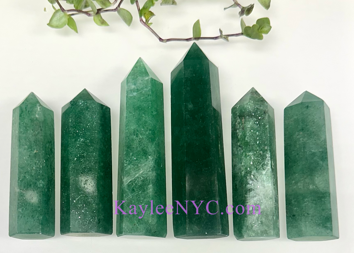 Wholesale Lot 1Lb Natural Green Strawberry Quartz Obelis Tower Point Crystal Healing Energy