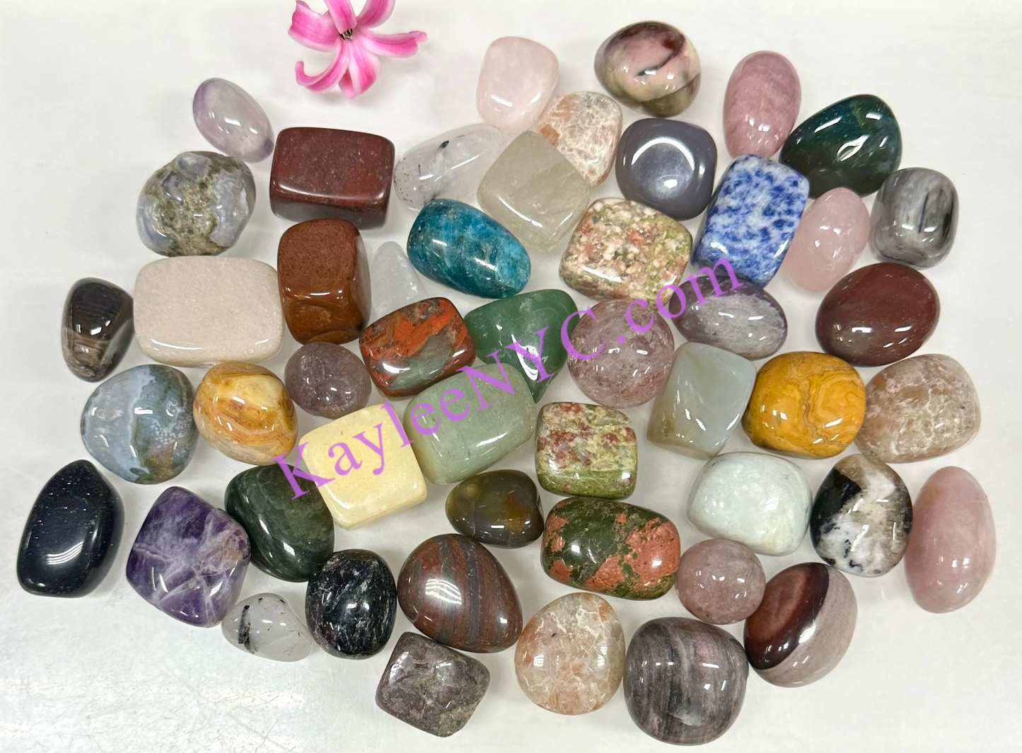 Wholesale Lot 2 lbs Natural Mixed Crystal Tumble Nice Quality Healing Energy