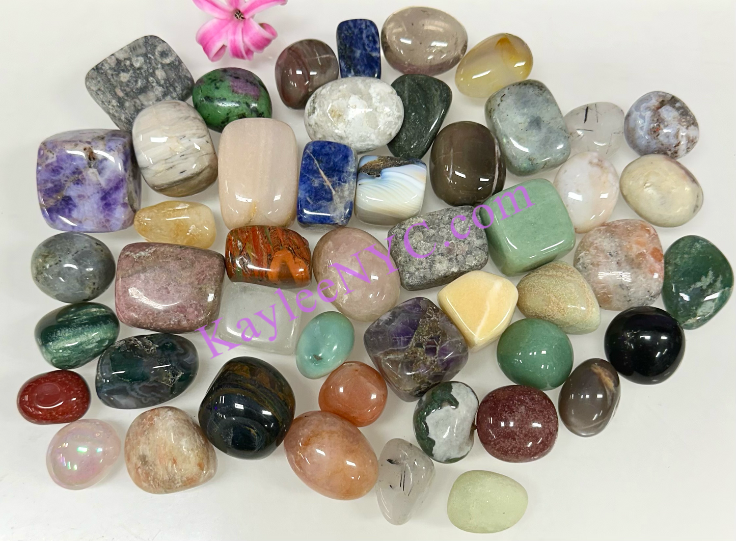 Wholesale Lot 2 lbs Natural Mixed Crystal Tumble Nice Quality Healing Energy