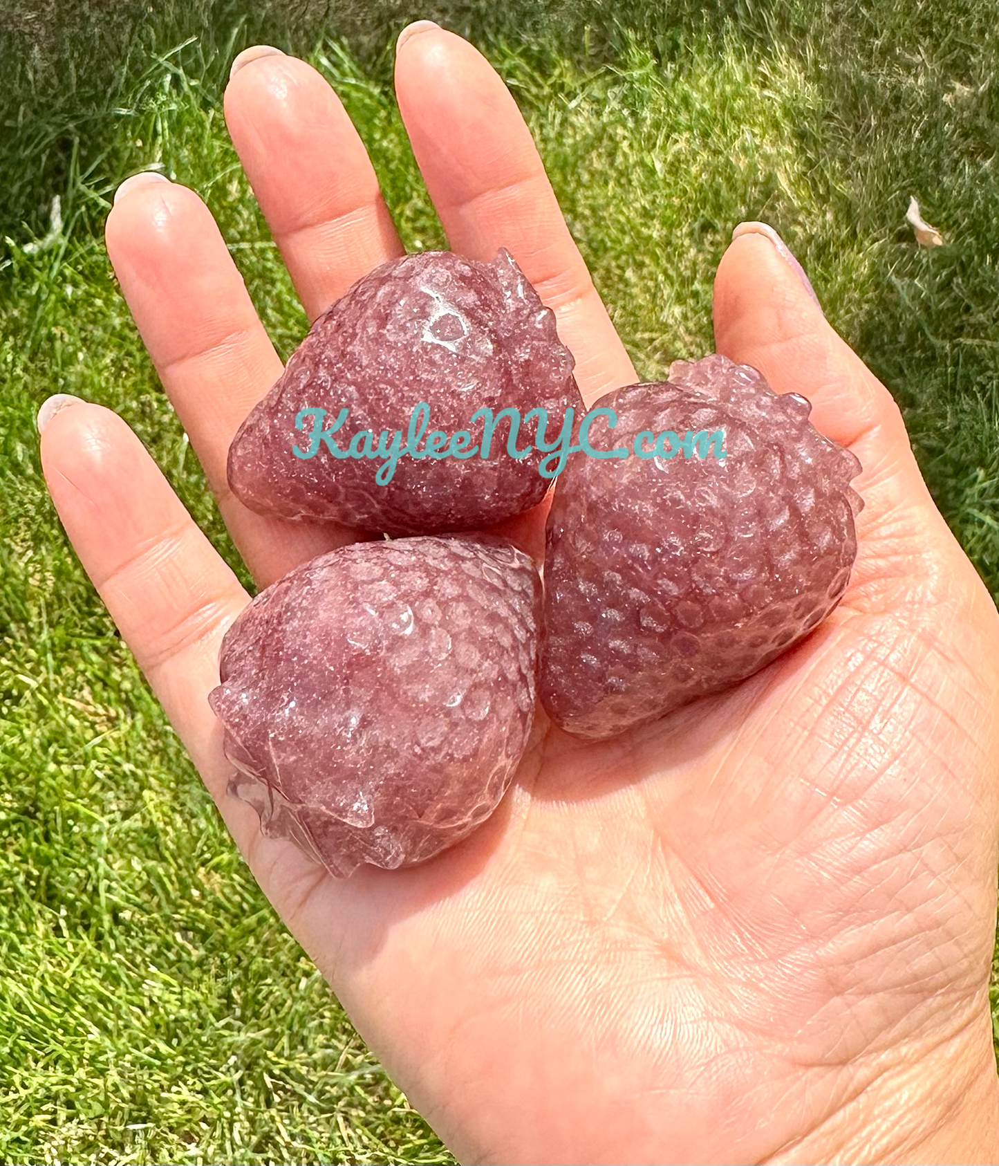 Wholesale Lot 6 Pcs Natural Strawberry Quartz Strawberries Healing Energy