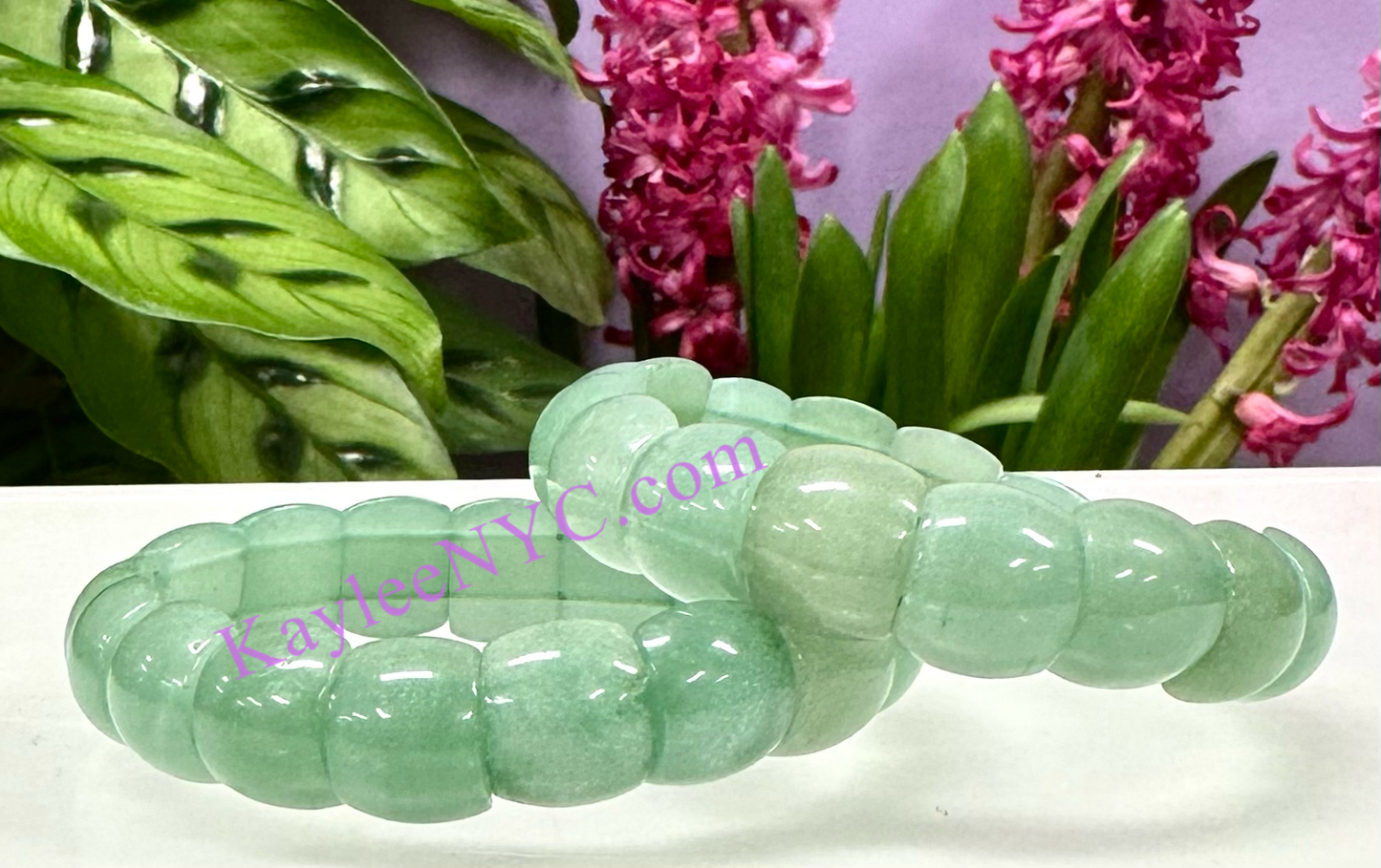 6 Pcs 15mm Natural Aventurine Stretch Bracelet 7.5” Crystal Healing Energy