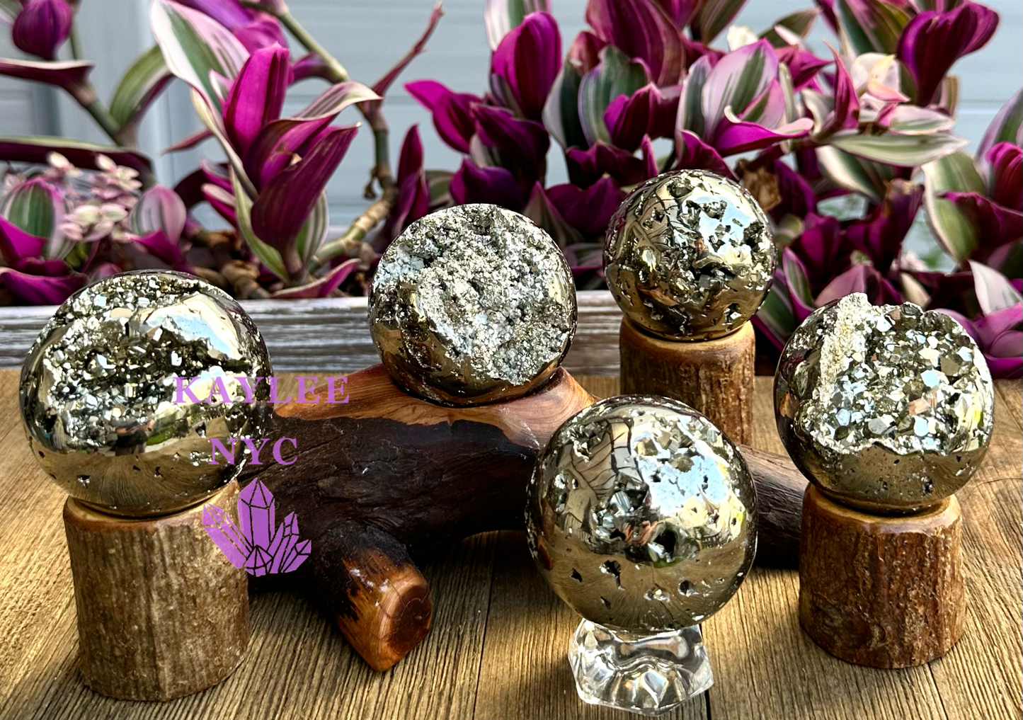 4 to 5 PCs Natural Pyrite Sphere