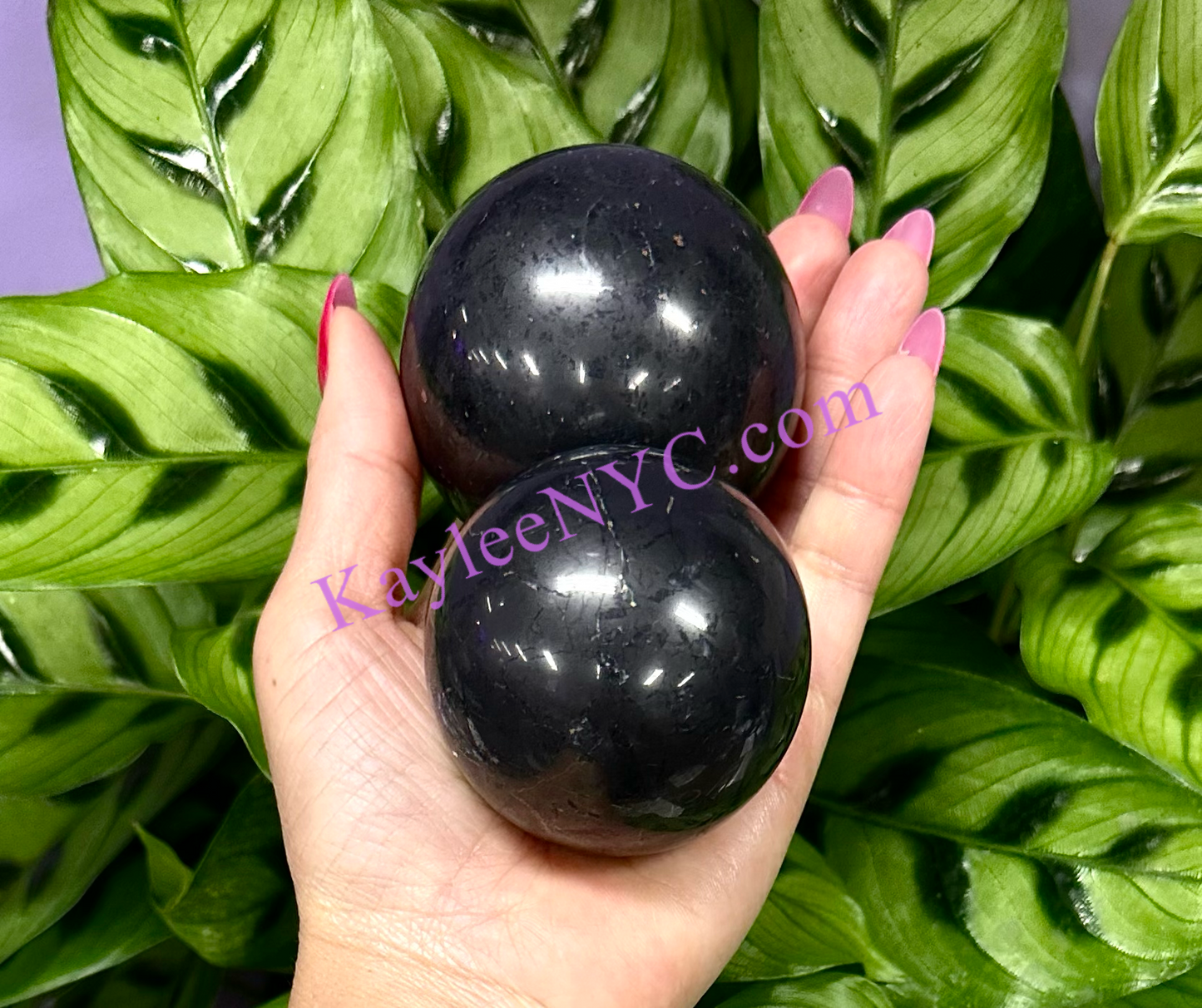 5 PCs Natural Shungite Sphere 2.8 to 3 lbs