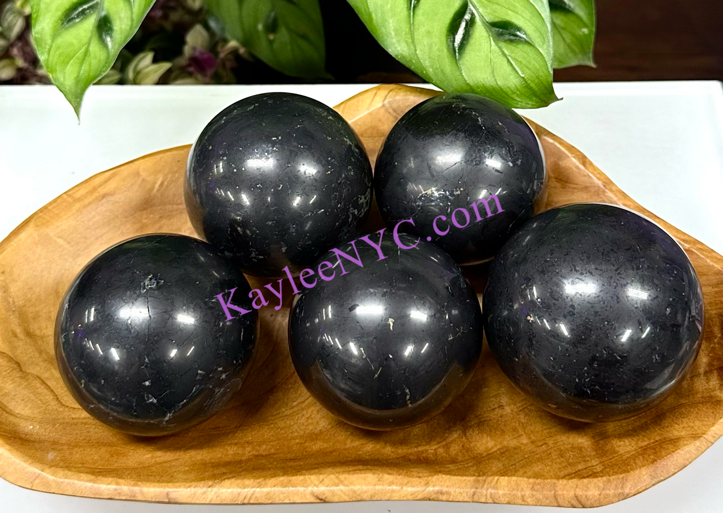 5 PCs Natural Shungite Sphere 2.8 to 3 lbs