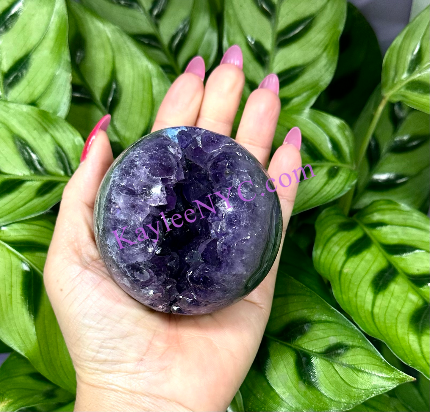 5 PCs Amethyst Sphere 2.8 to 3 lbs