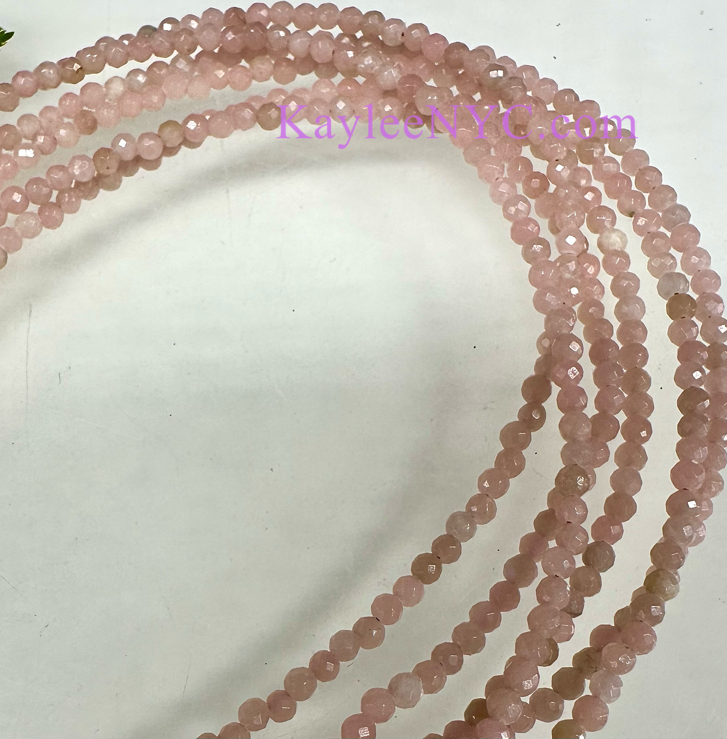 6 PCs 2mm Natural Pink Opal Anklets Crystal Healing Energy