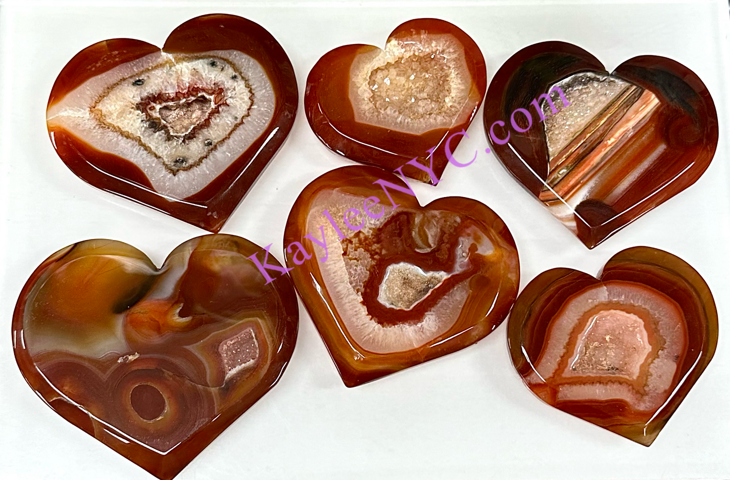 Wholesale Lot 2 lbs Natural Druzy Carnelian Heart Crystal Healing Energy