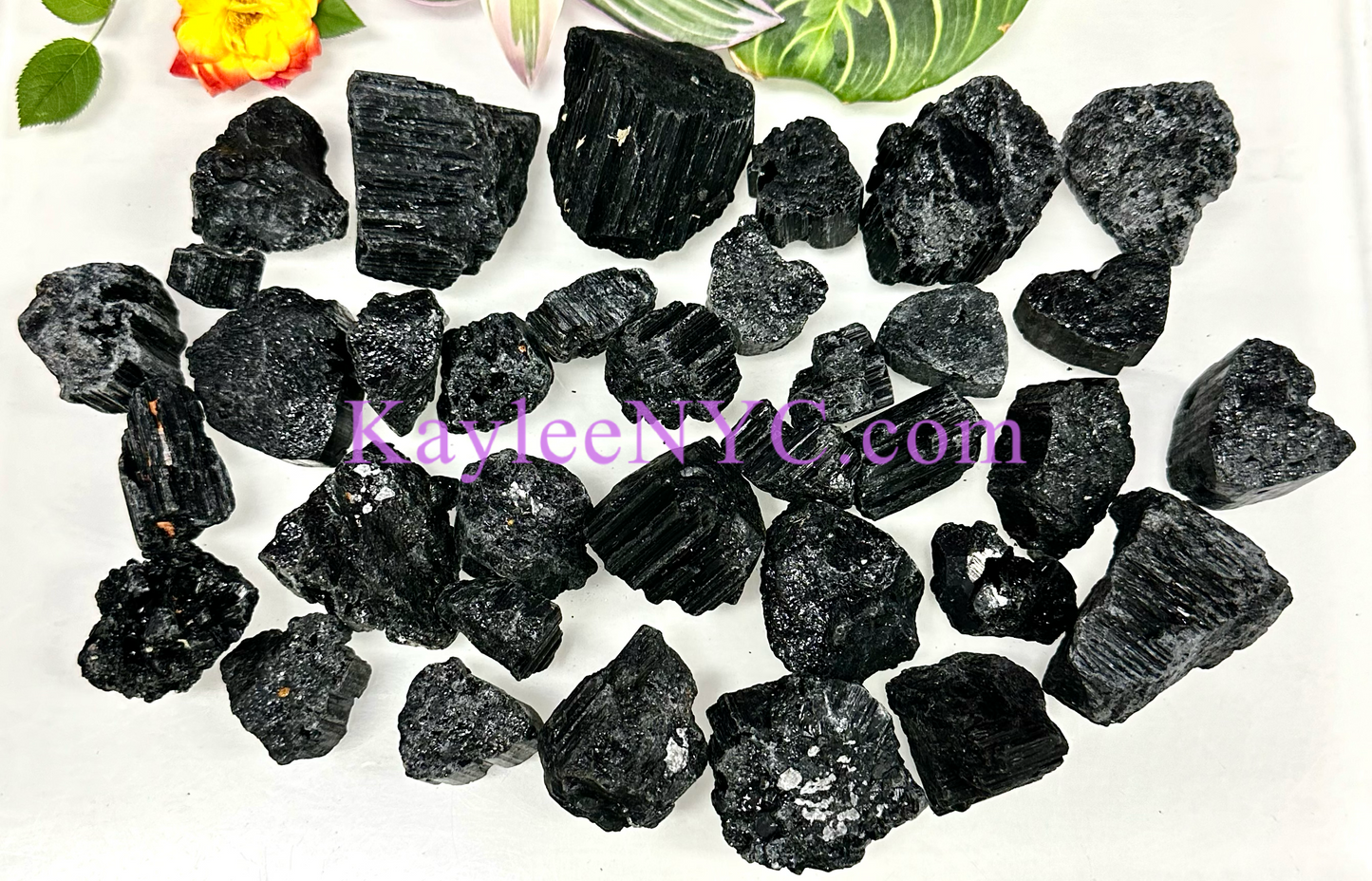 Wholesale Lot 2 lbs Natural Raw Black Tourmaline Crystal