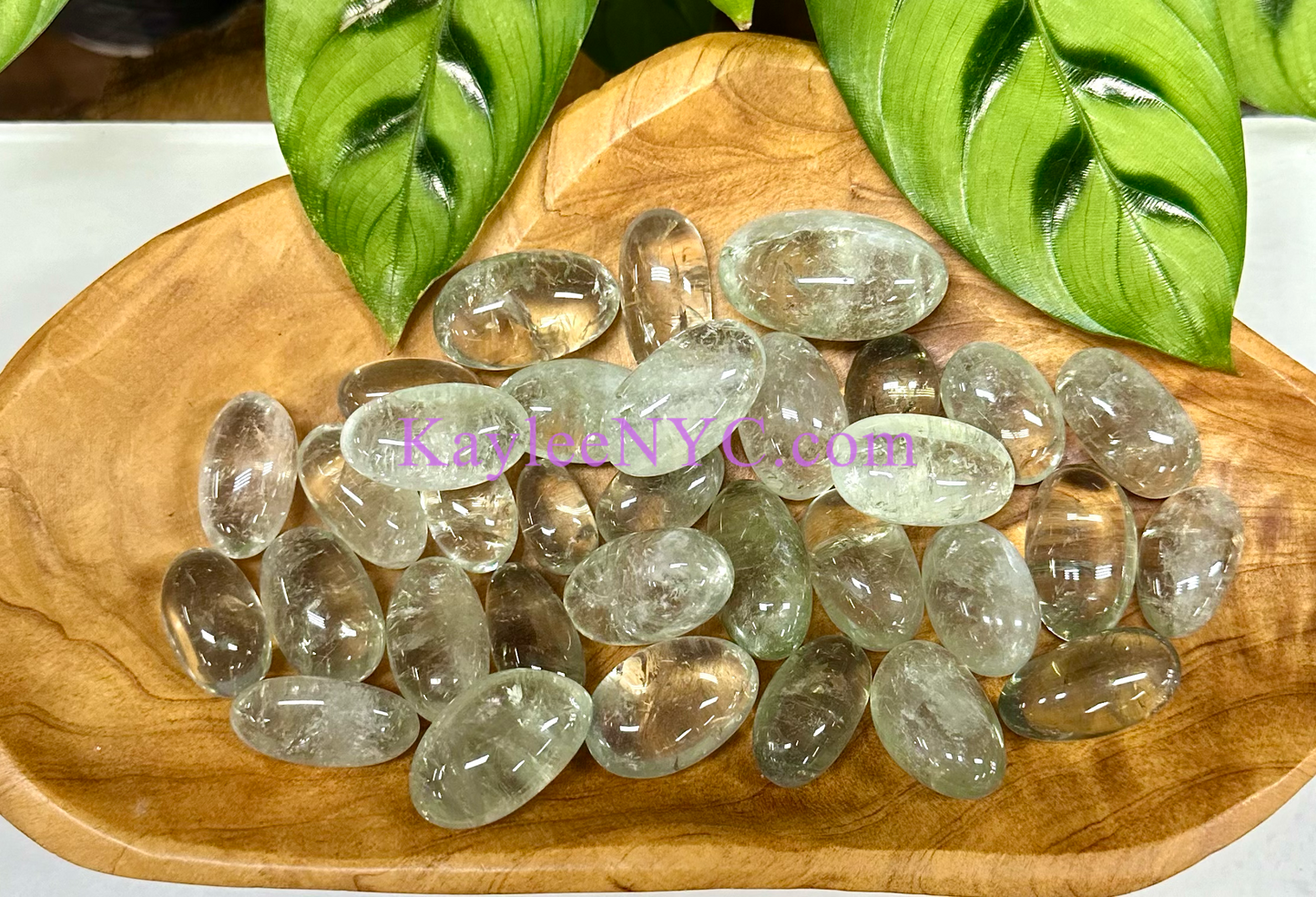 Wholesale Lot 1 lb Natural Prasiolite Green Amethyst Tumble Healing Energy