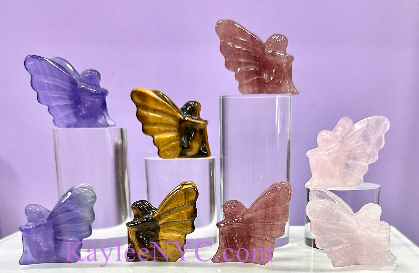 8 PCs 2” Natural Crystal Fairies healer energy