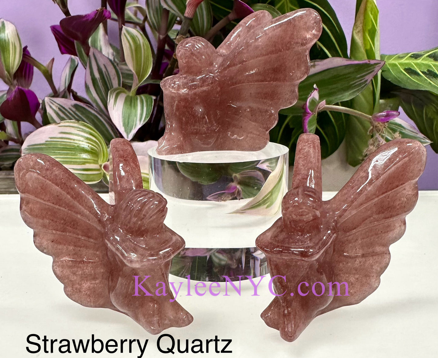 8 PCs 2” Natural Crystal Fairies healer energy