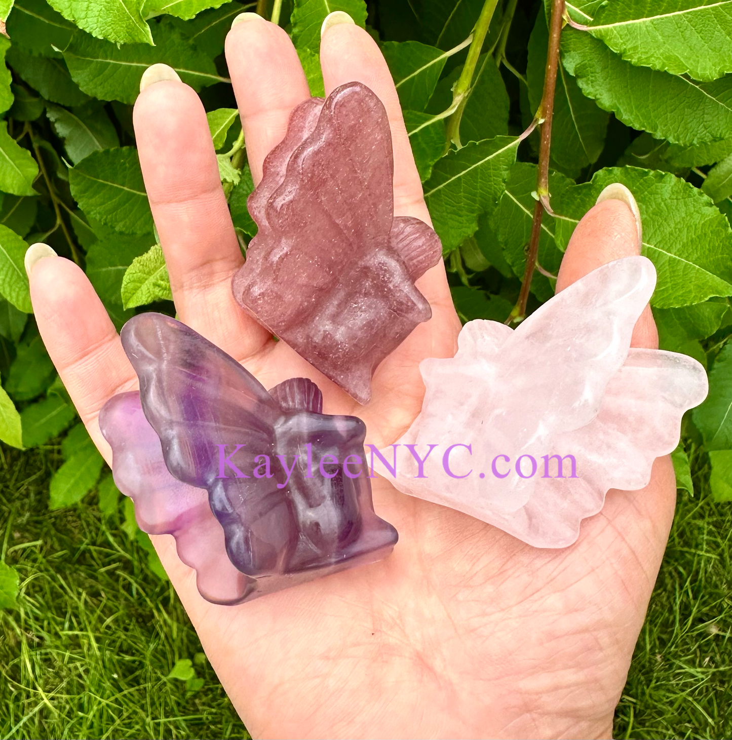 8 PCs 2” Natural Crystal Fairies healer energy