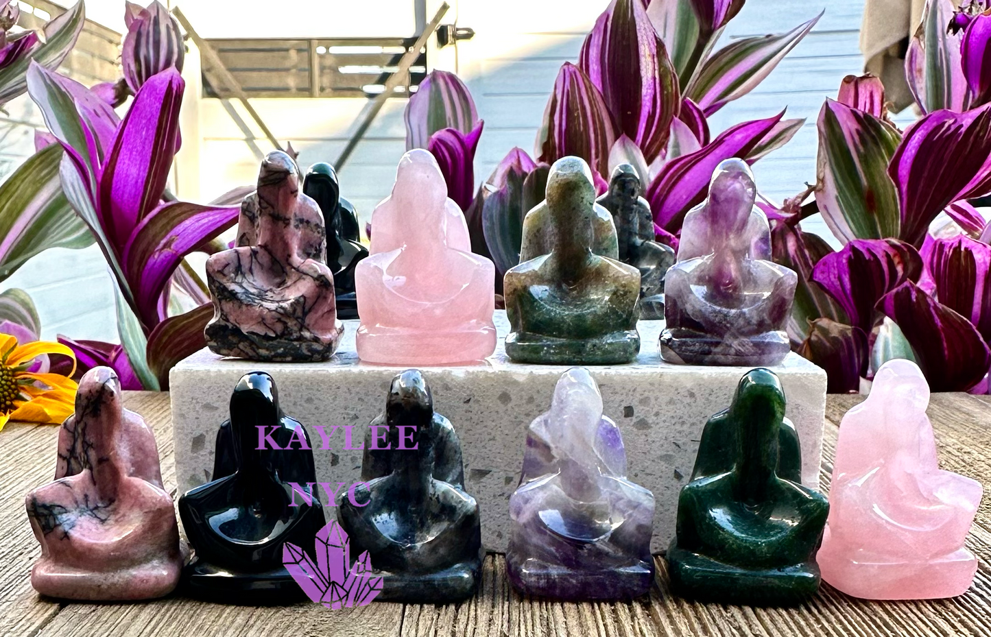 12 PCs 1.3” Natural Crystal Grim Reaper