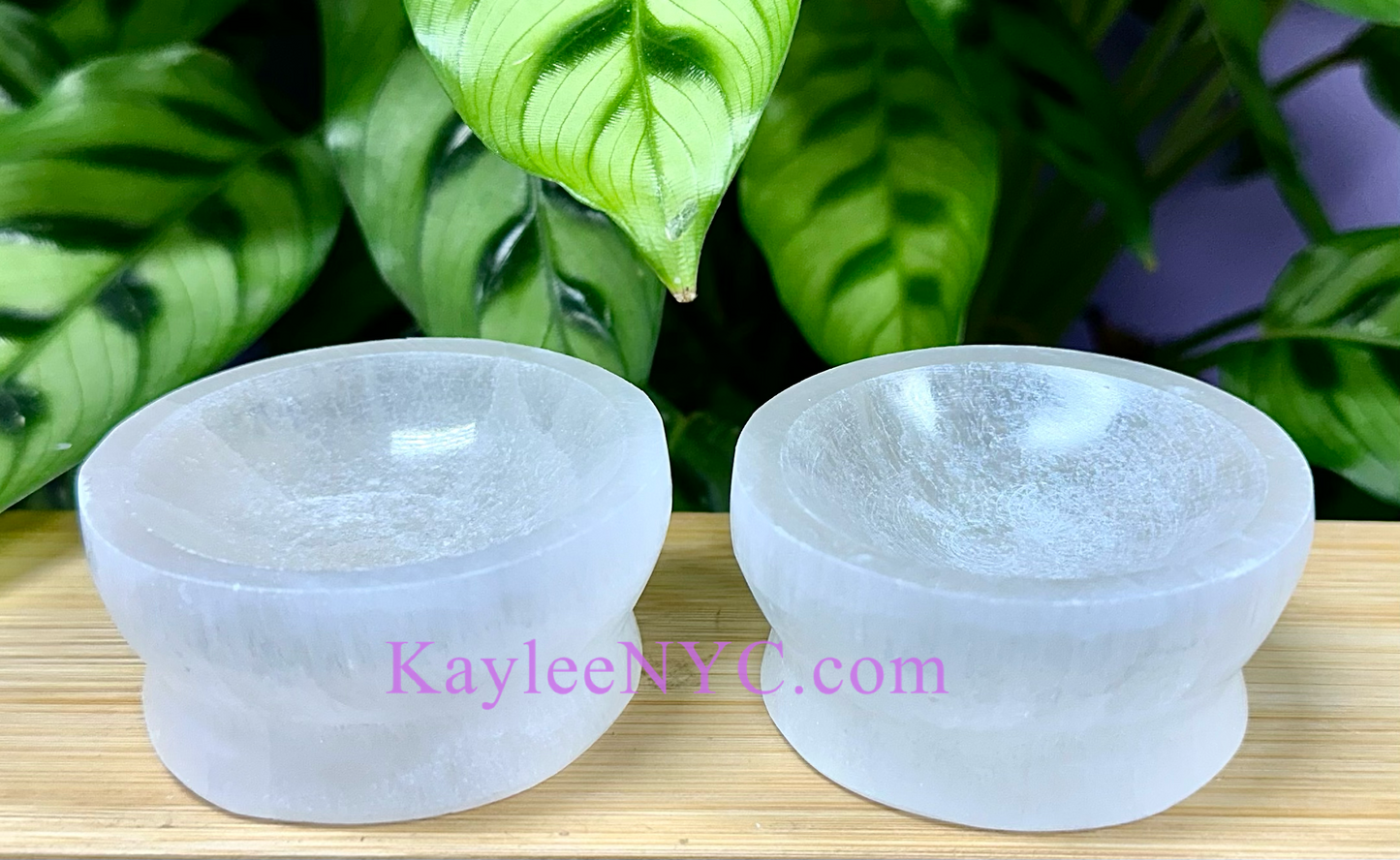 12 PCs large Natural Selenite aka Satin Spar Bowl ~6cm