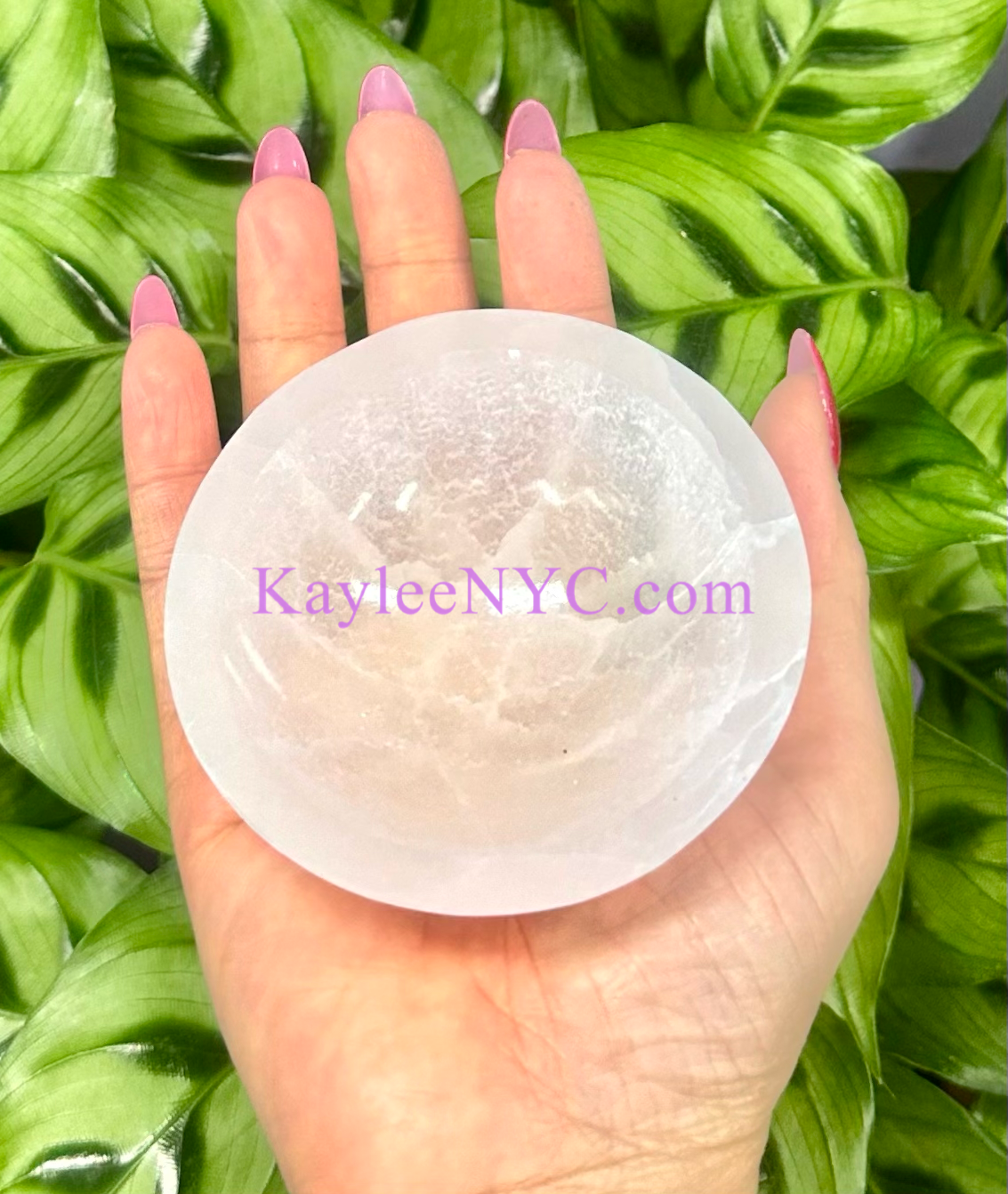 12PCs large Natural Selenite aka Satin Spar Bowl ~8cm