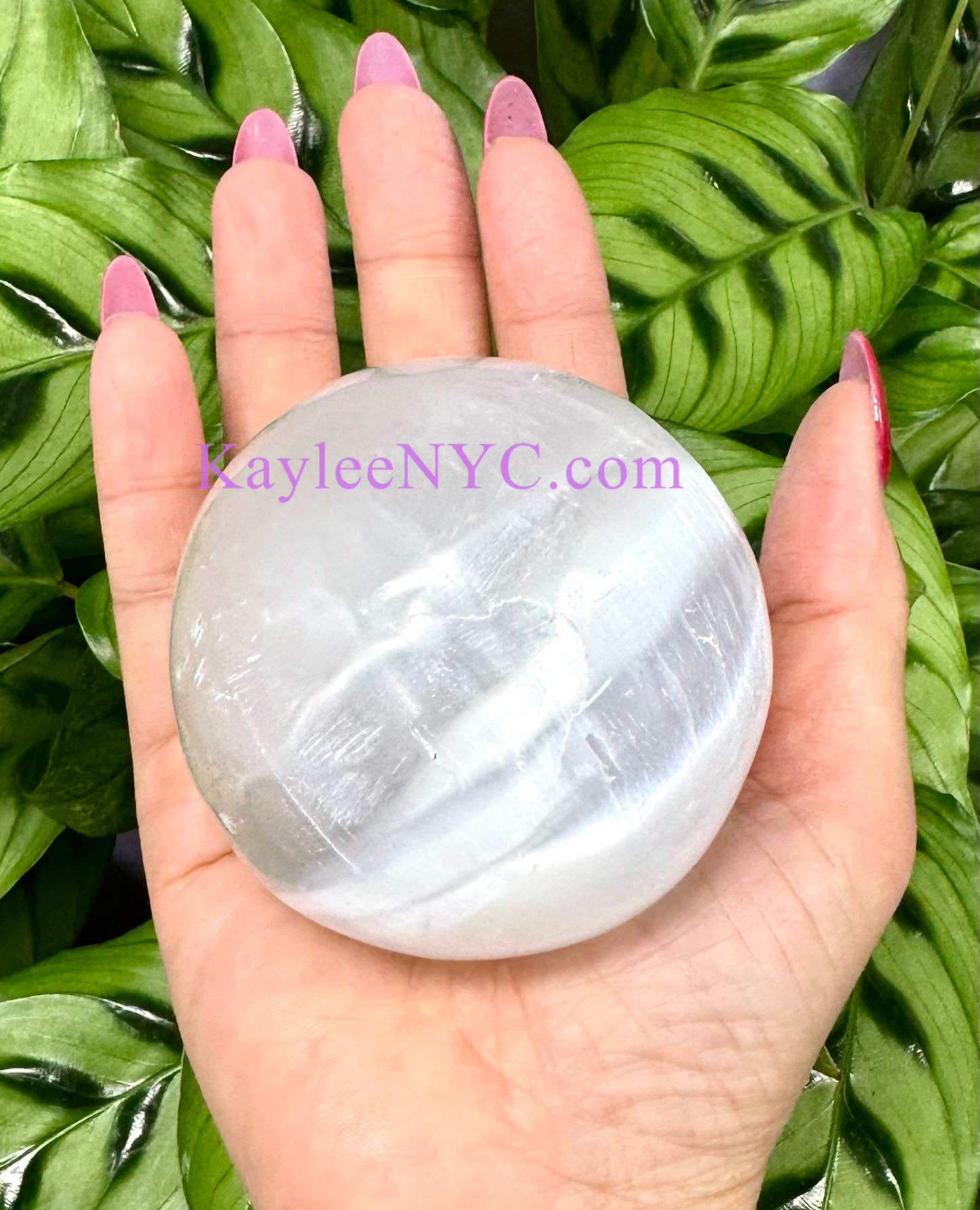 6 pcs Natural Selenite Aka Satin Spar Crystal Sphere