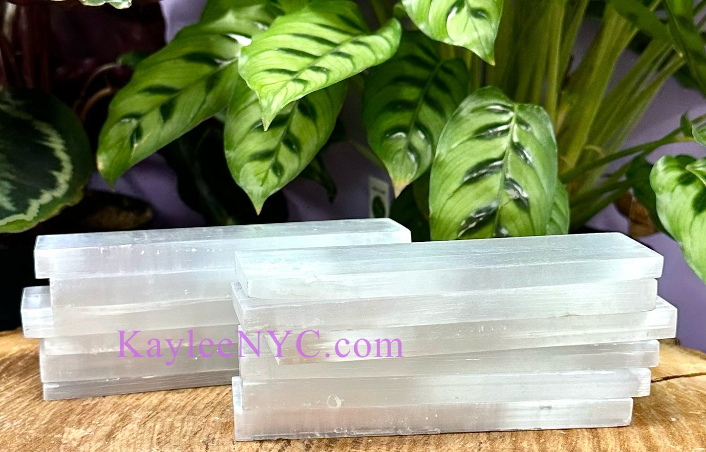 Wholesale Lot 12 pcs Natural Selenite aka Satin Spar Chakra Charging Plate Crystal Healing Energy