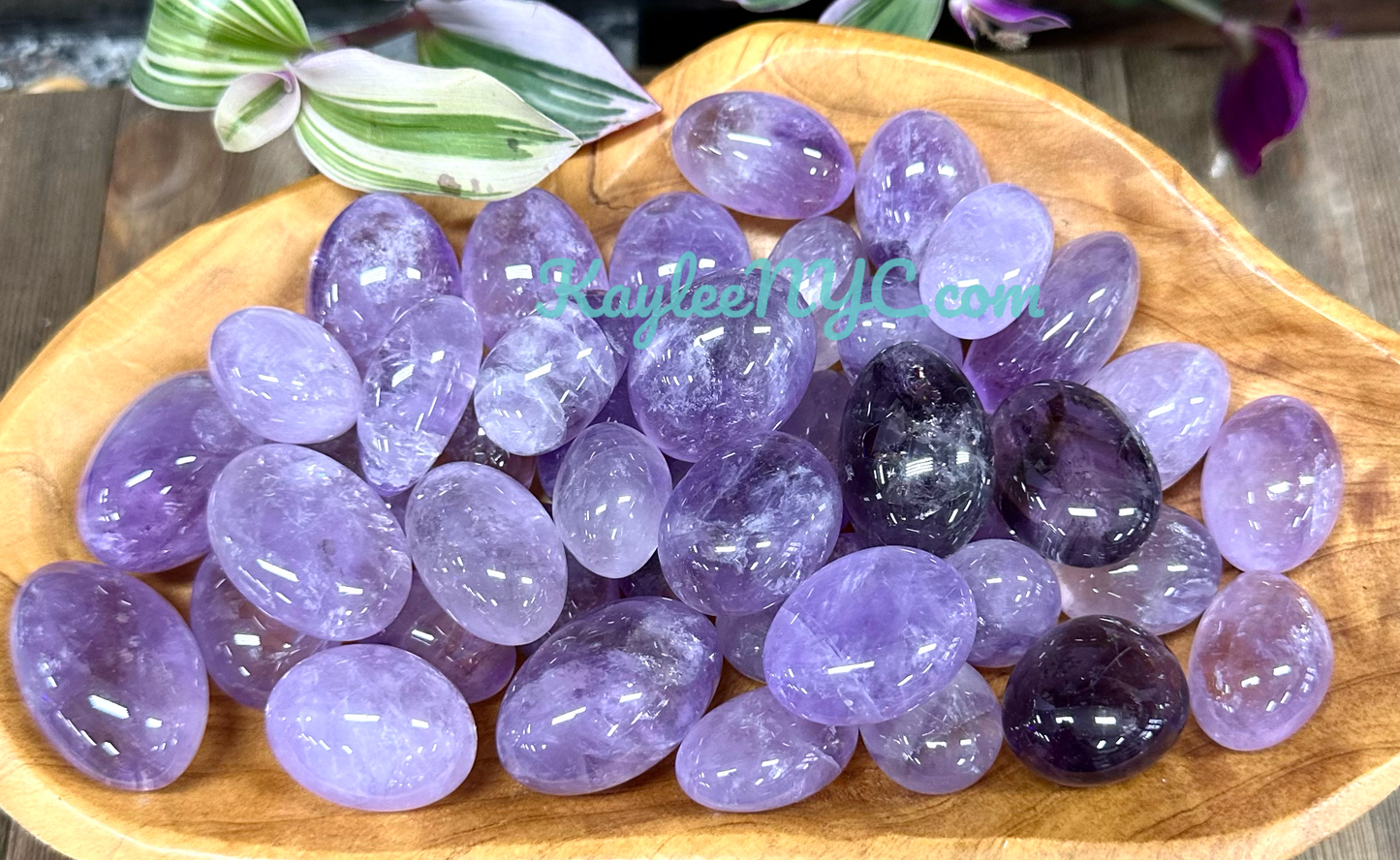 2 lbs Natural Amethyst Tumble Crystals healing energy