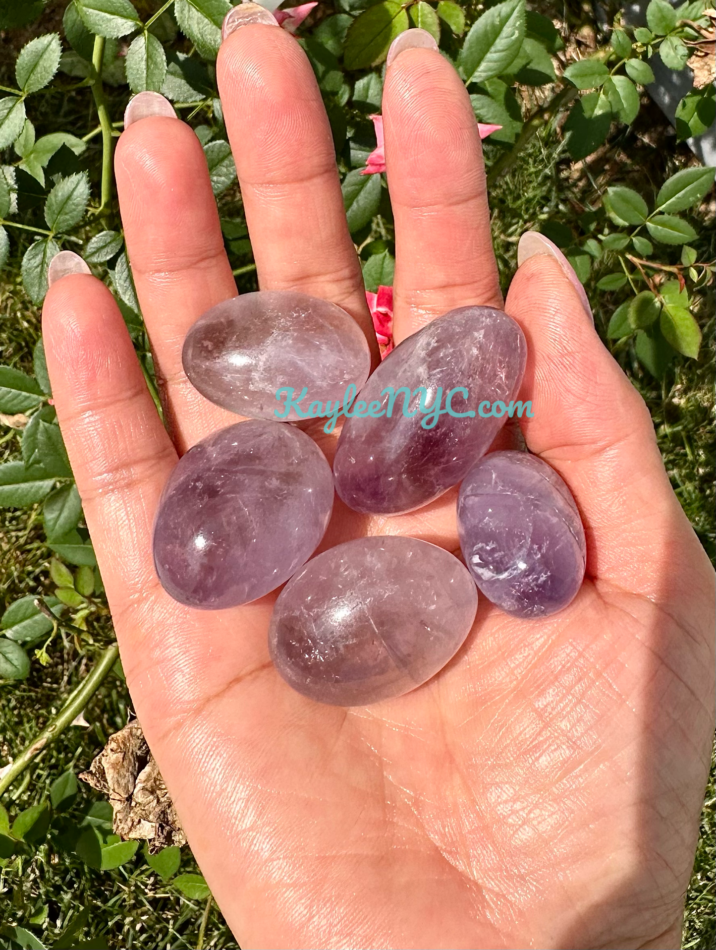 2 lbs Natural Amethyst Tumble Crystals healing energy