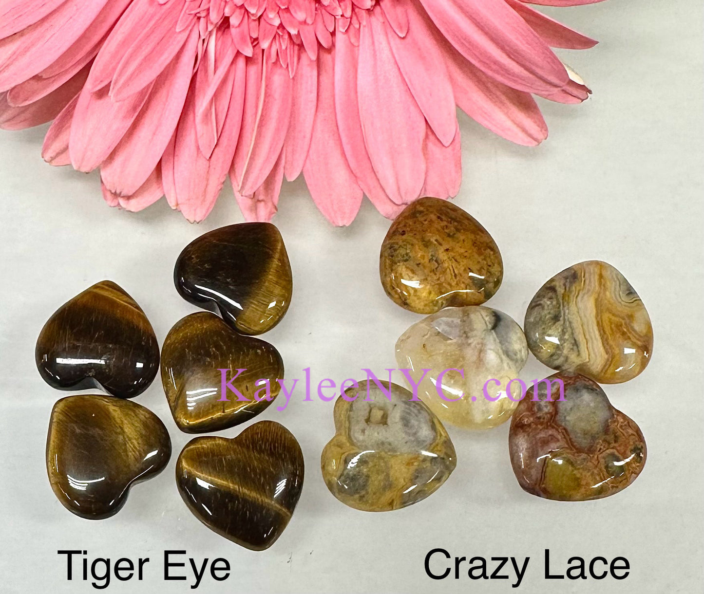 Wholesale Lot 30 Pcs 20mm Mix Crystal Hearts Healing Energy