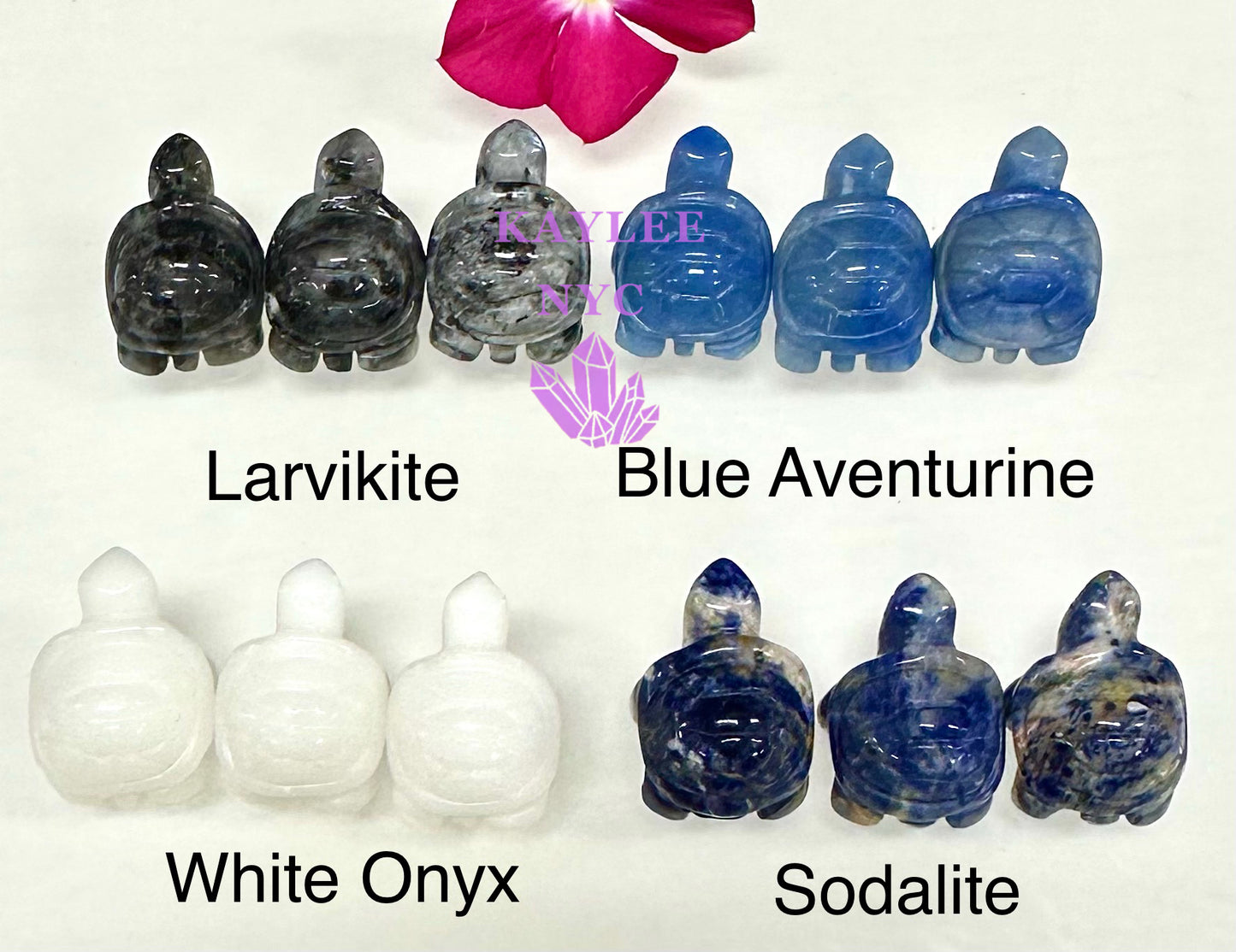 16 PCs 1” Mix Crystal Turtle