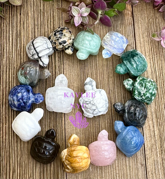 16 PCs 1” Mix Crystal Turtle