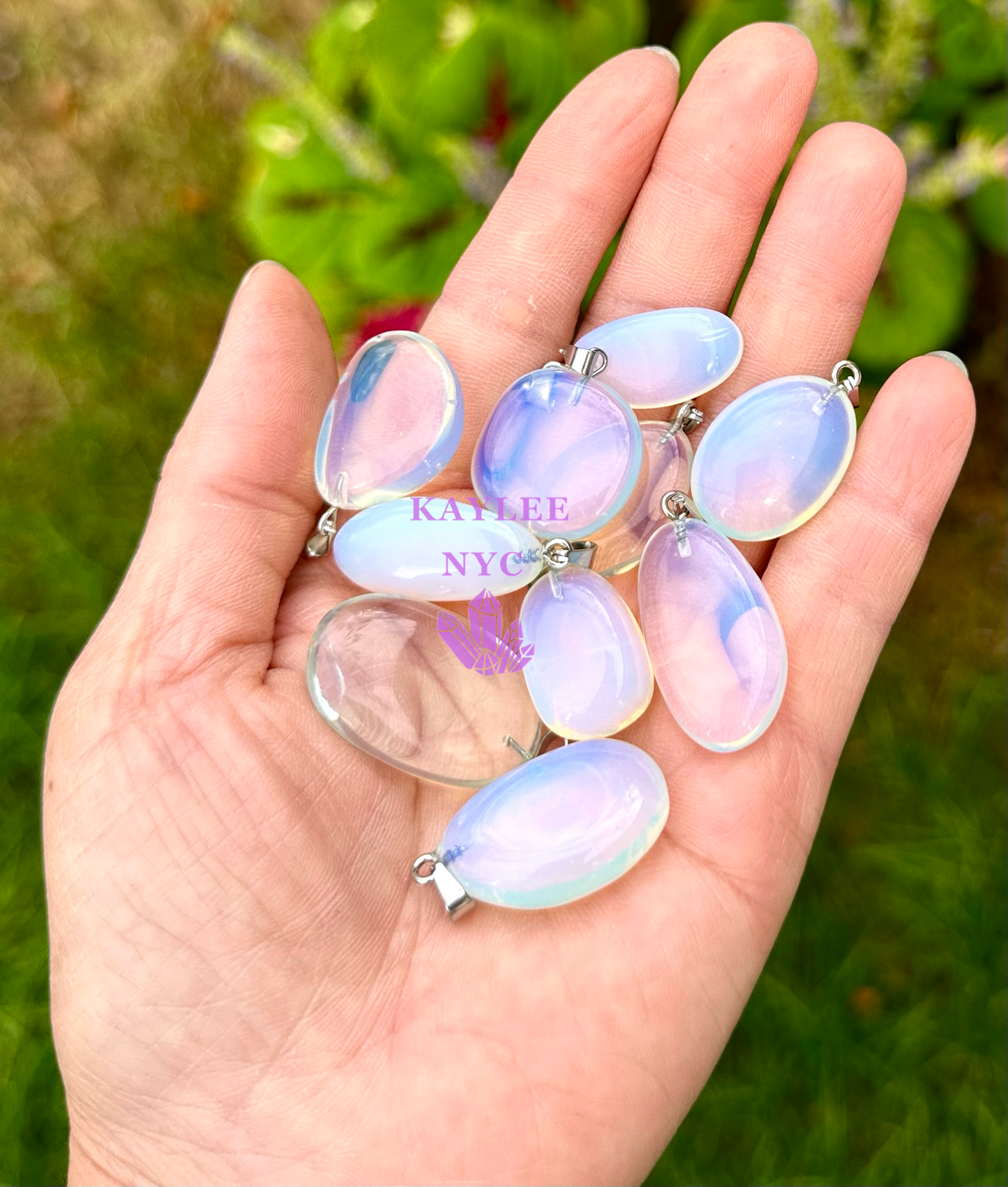 36 PCs Opalite Crystal Pendant