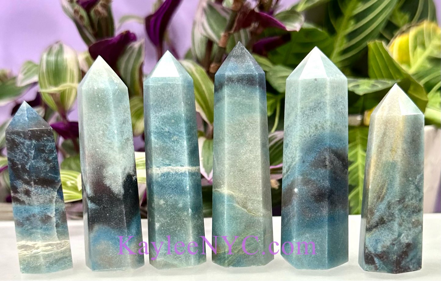 1 lb Natural Trolleite Obelisk Tower Crystals Healing Energy